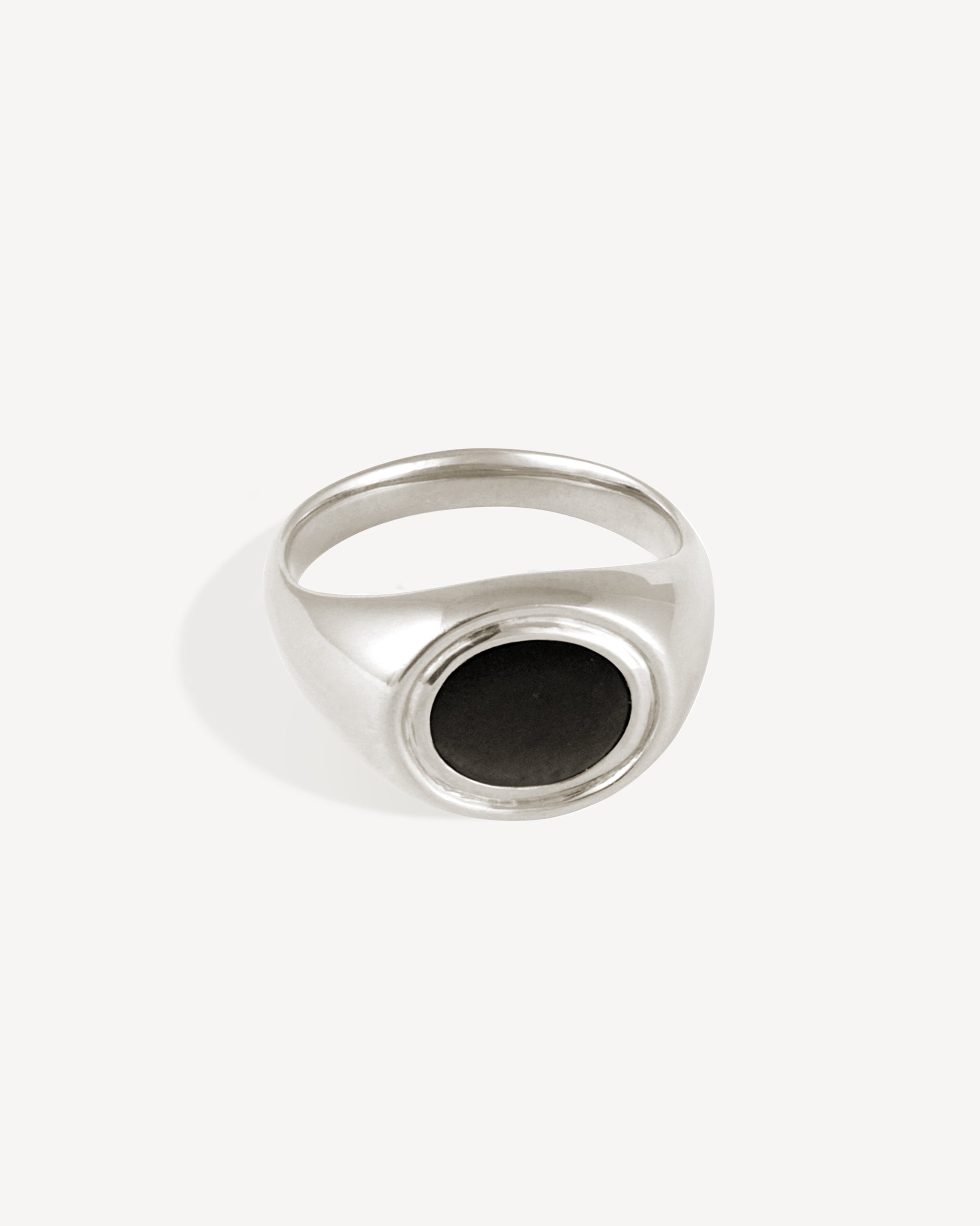 Temple of the Sun Kosmos Ring Onyx Silver