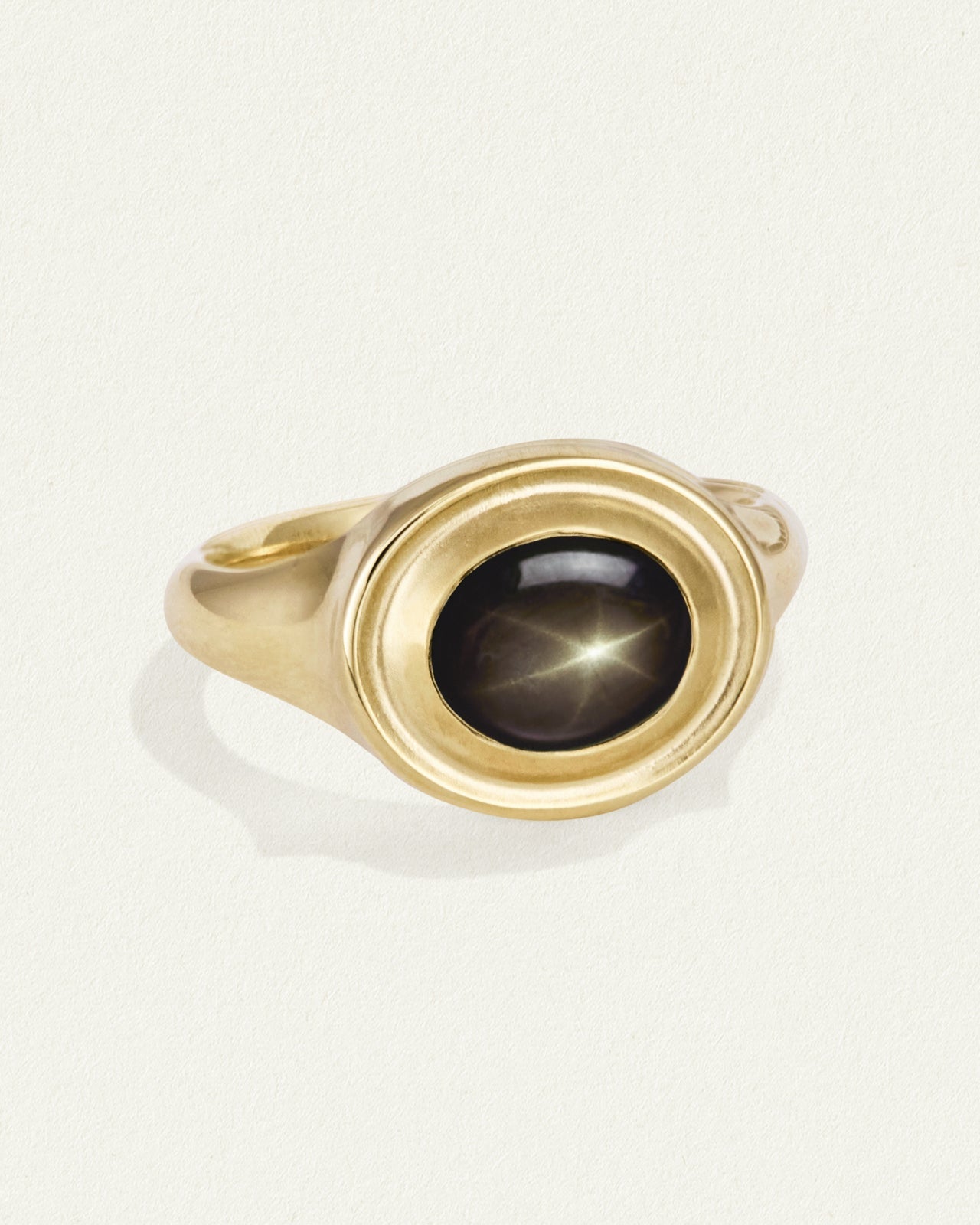 Kosmos Ring Star Sapphire Solid Gold – Temple of the Sun Jewellery