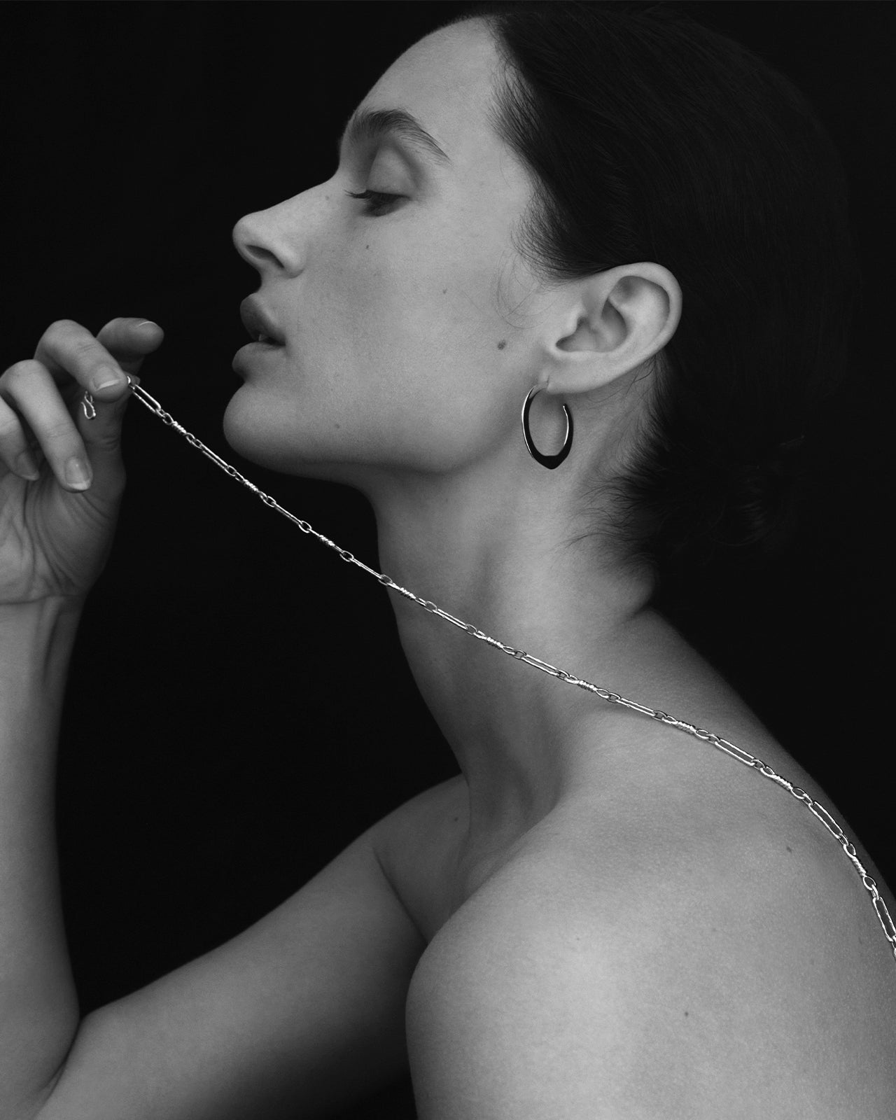 Temple of the Sun Lasa Chain Necklace Silver