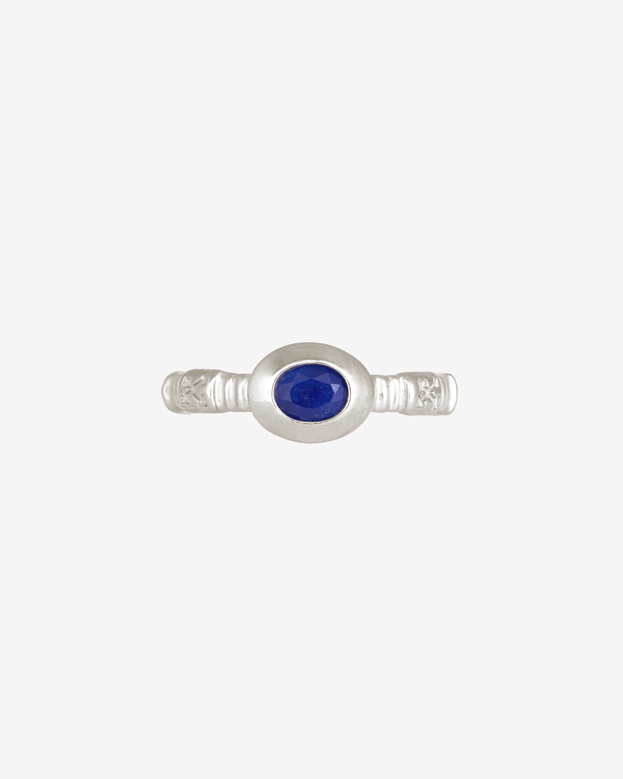 Temple of the Sun Lazuli Ring Silver