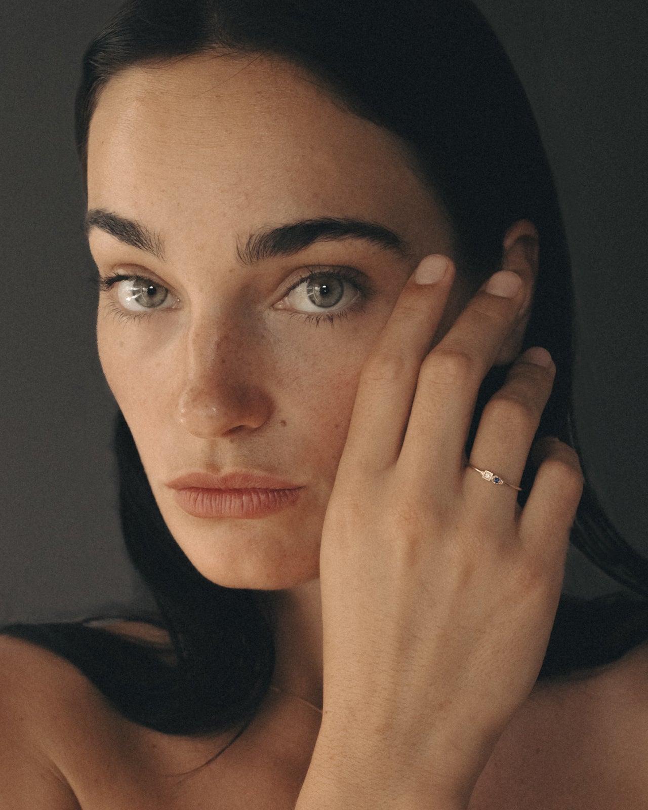 Temple of the Sun Lenci Ring Sapphire Solid Gold