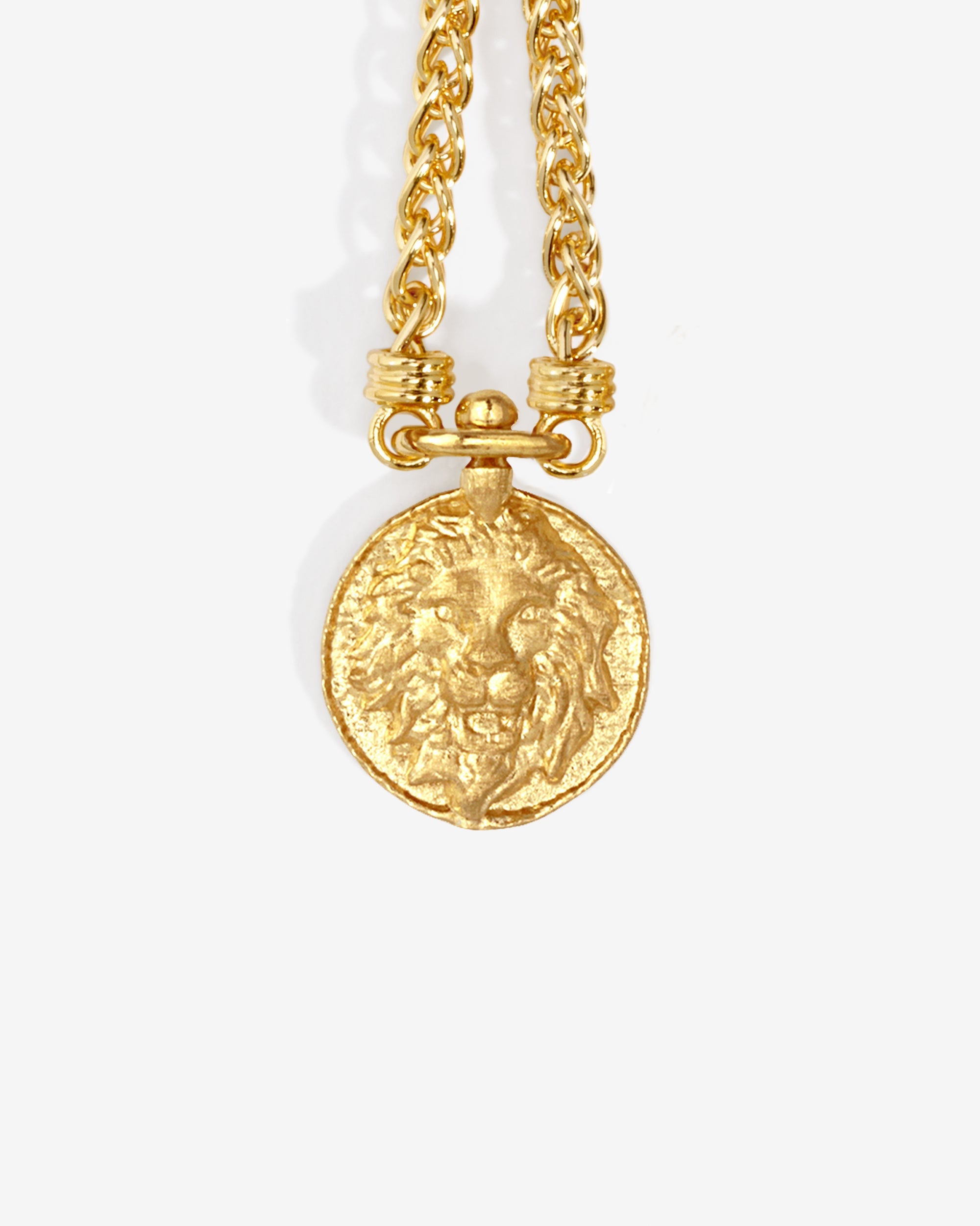 Temple of the Sun Leon Necklace Gold Vermeil