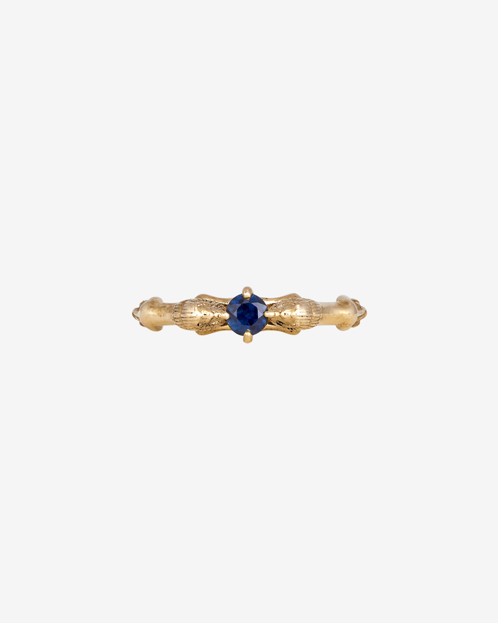 Temple of the Sun Leon Ring Blue Sapphire Solid Gold