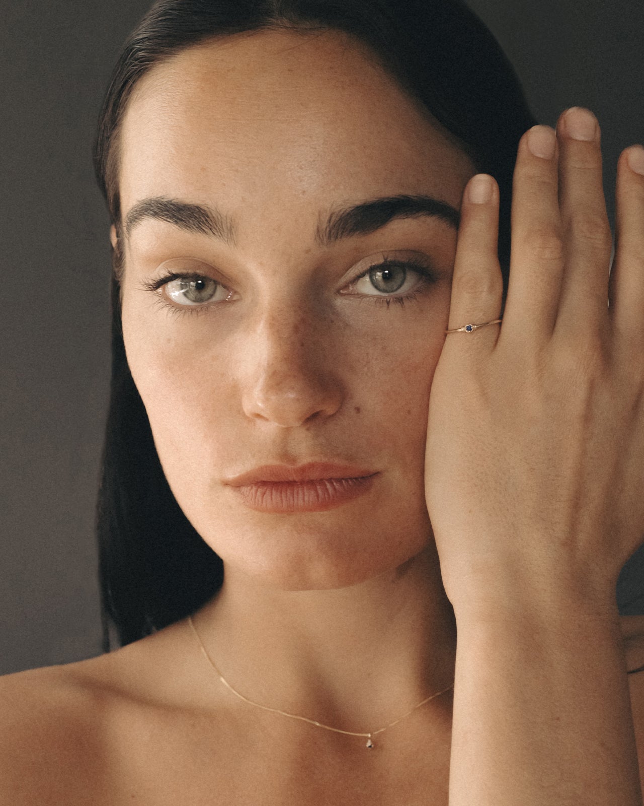 Temple of the Sun Leto Ring Sapphire Solid Gold