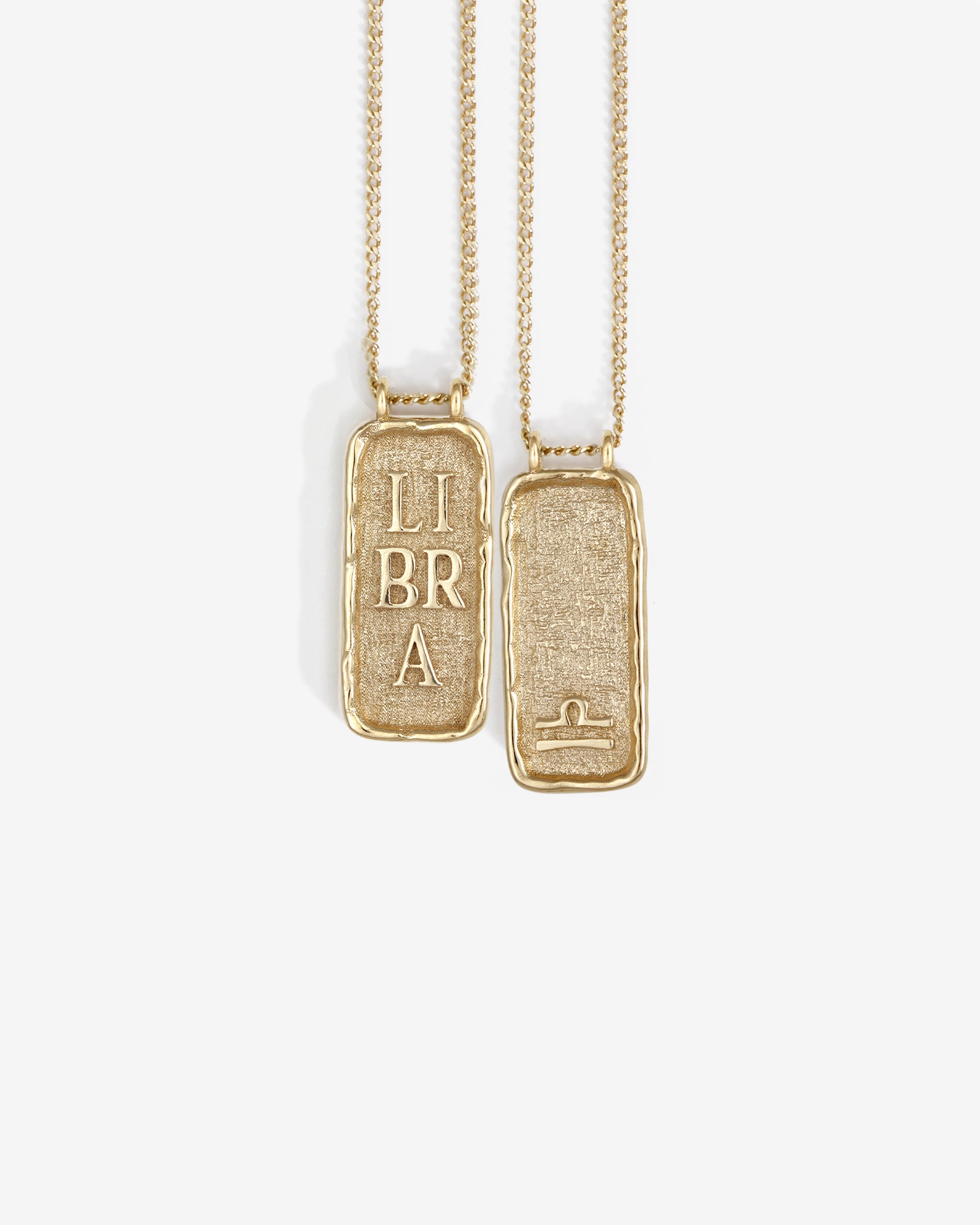 Temple of the Sun Libra Necklace Solid Gold