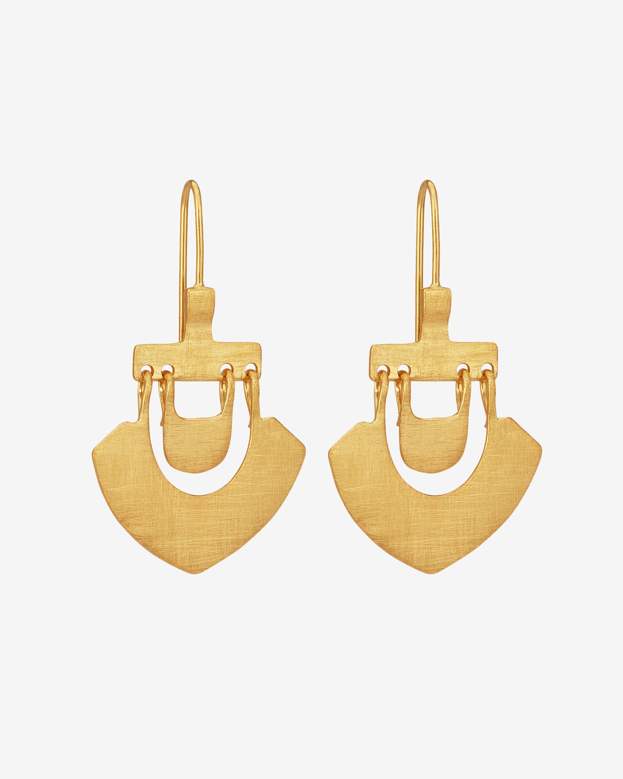 Temple of the Sun Lilu Earrings Gold Vermeil