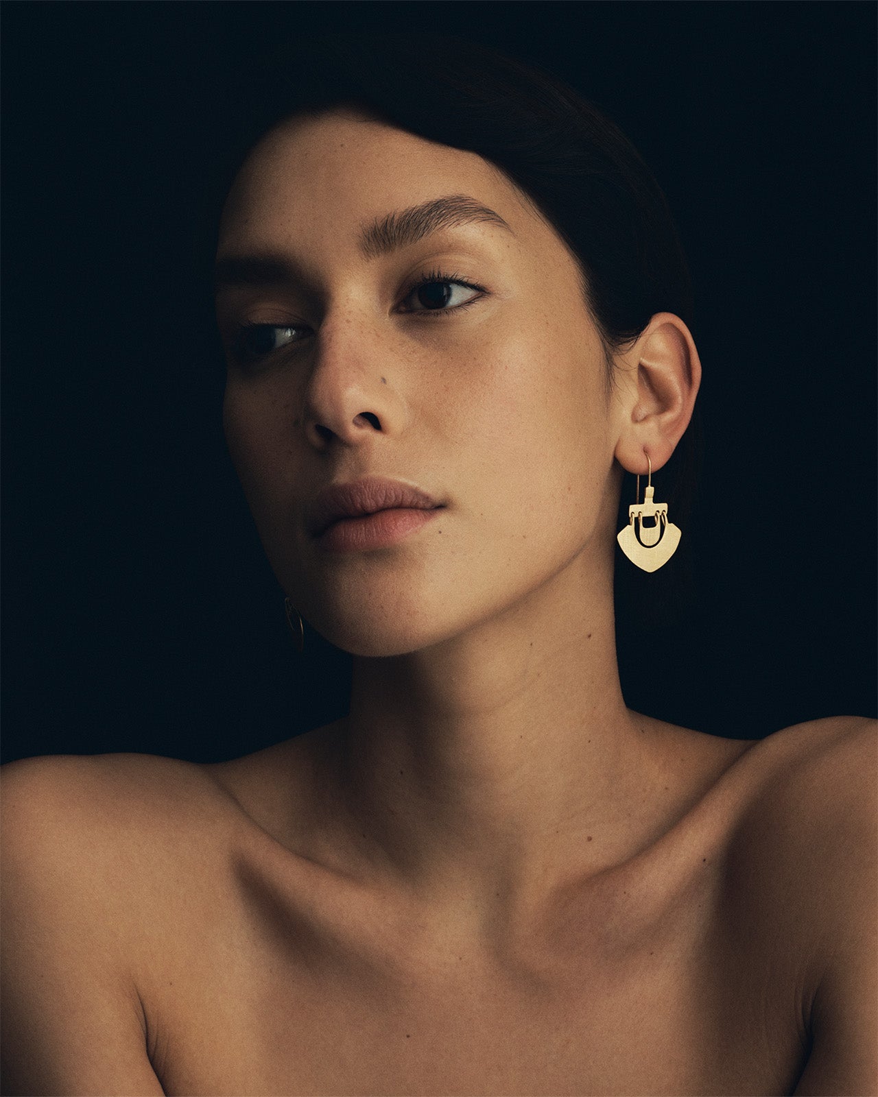 Temple of the Sun Lilu Earrings Gold Vermeil