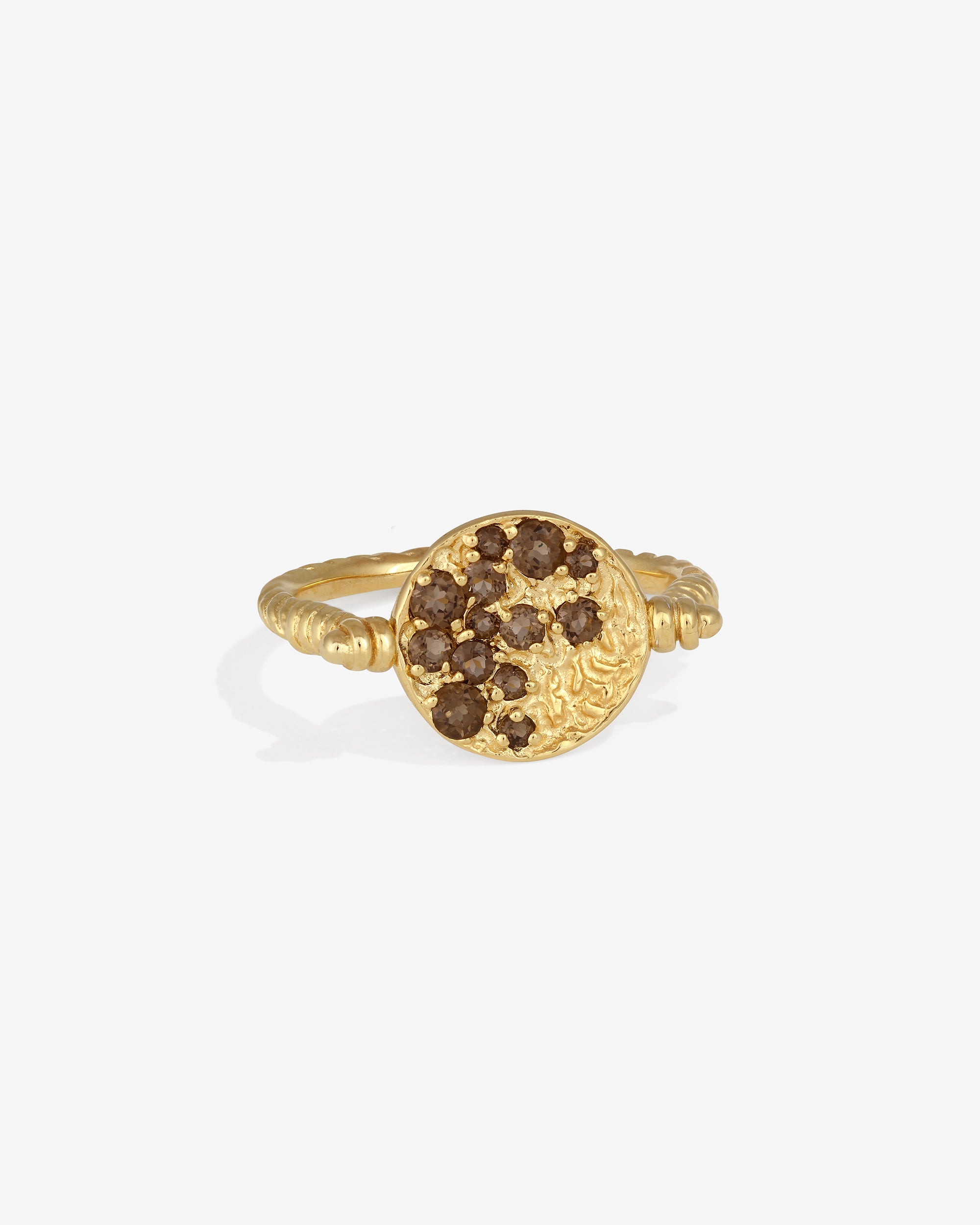 Temple of the Sun Livy Ring Gold Vermeil
