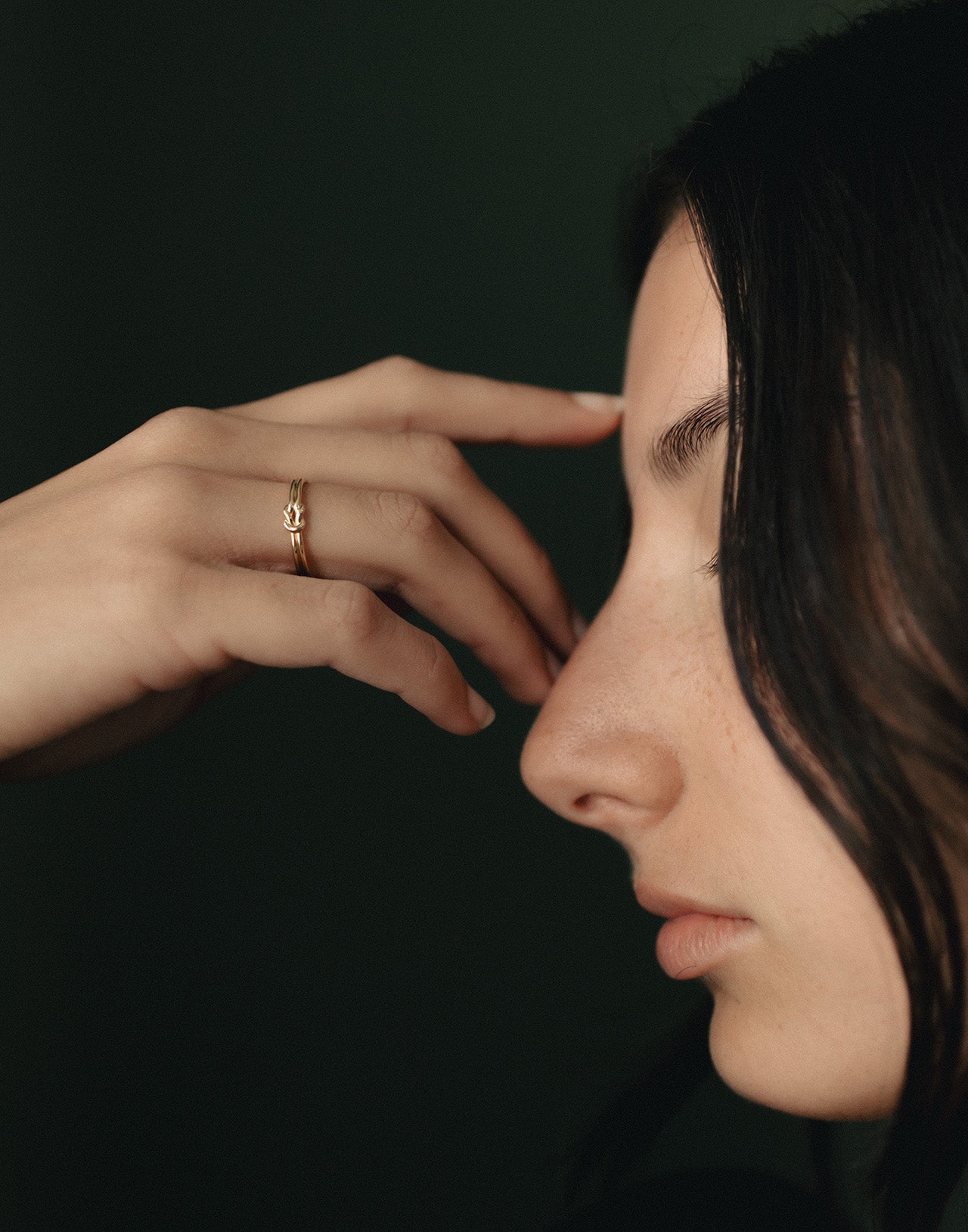 Temple of the Sun Love Knot Ring Solid Gold