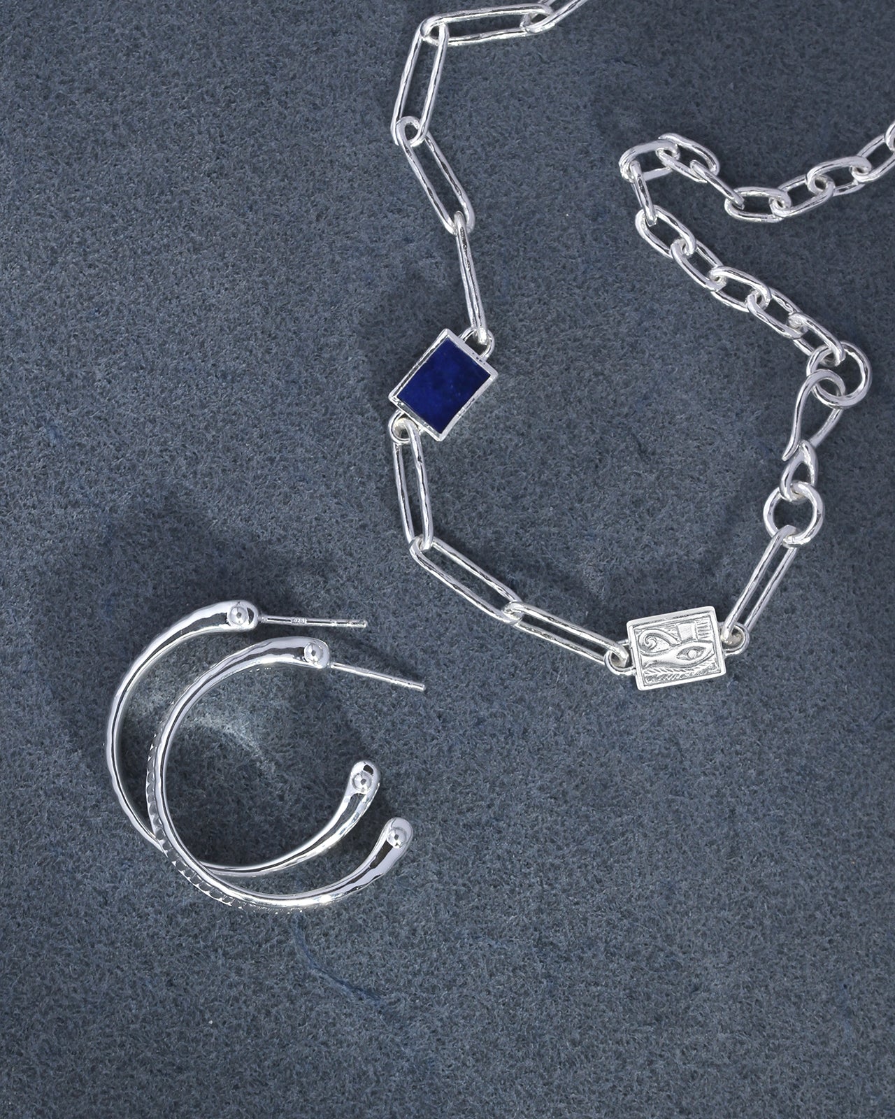 Temple of the Sun Luxor Chain Silver