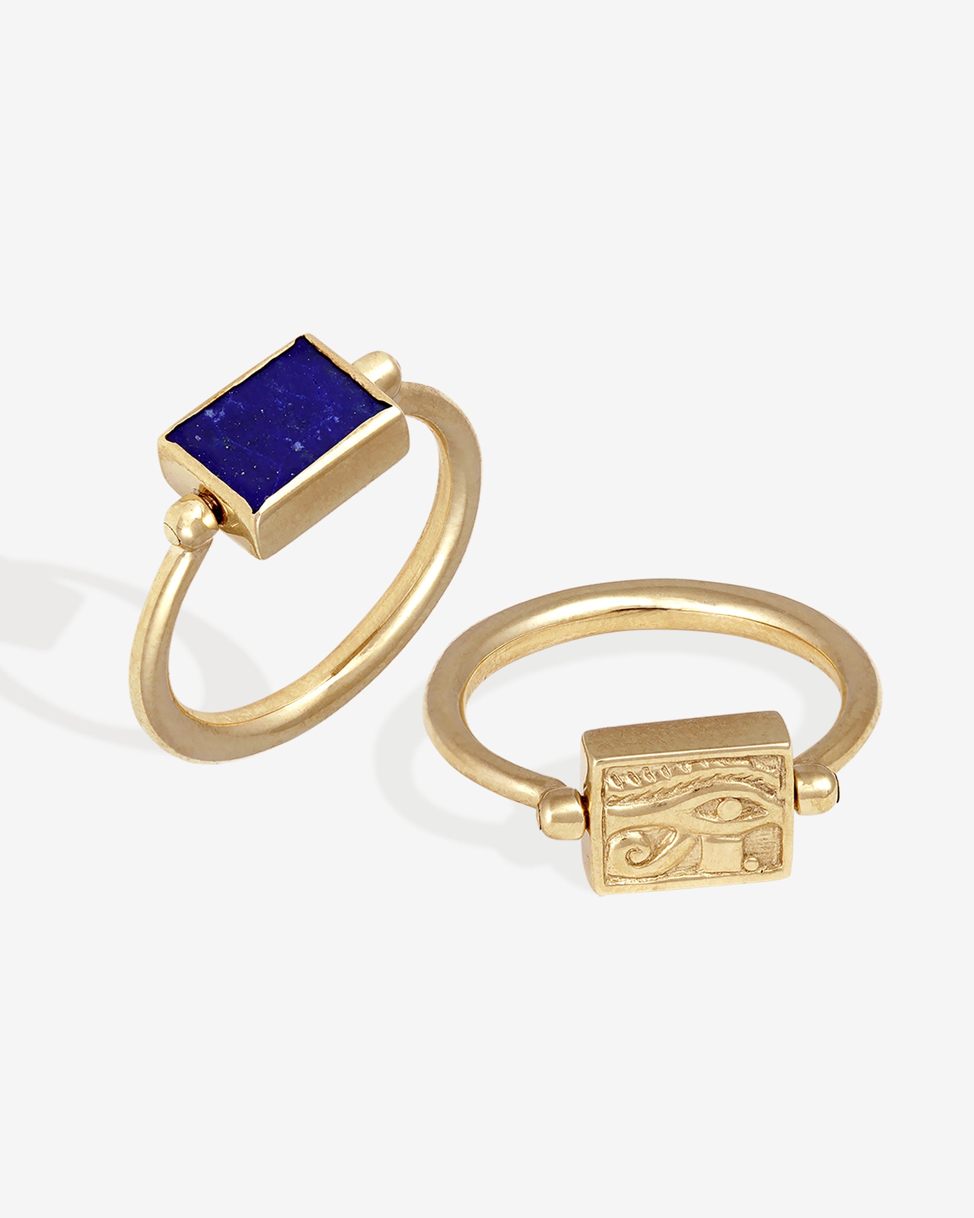 【TEMPLE OF THE SUN】Luxor Ring ルクソール リング 9K GOLD Luxor Ring Lapis Solid Gold – Temple of the Sun Jewellery