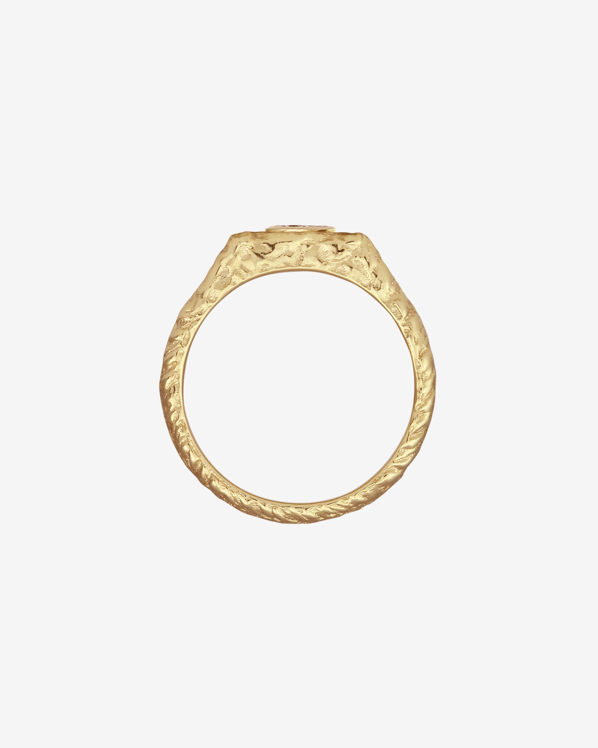 Temple of the Sun Malta Ring Diamond Solid Gold
