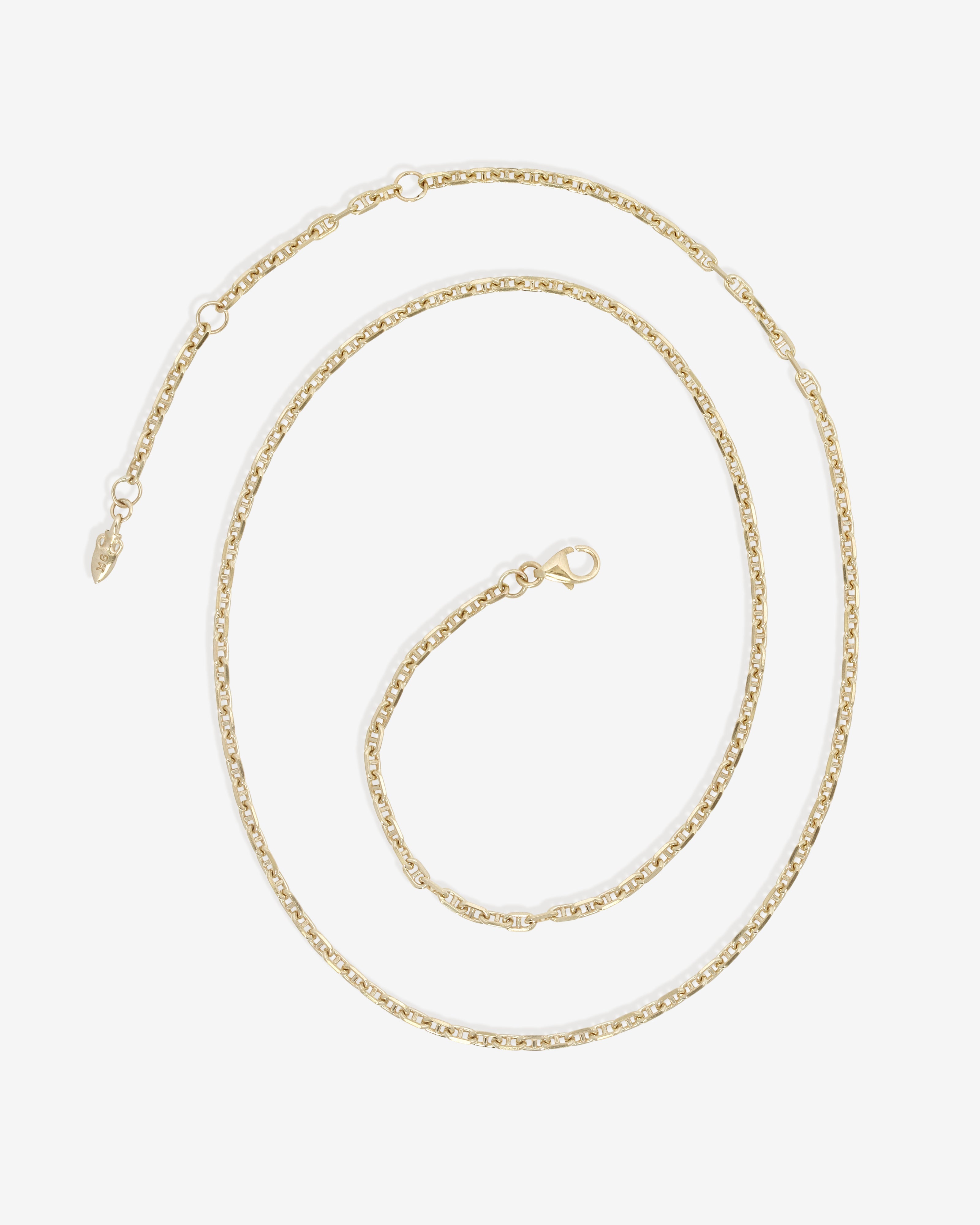 Temple of the Sun Mariner Chain 2.2mm Solid Gold