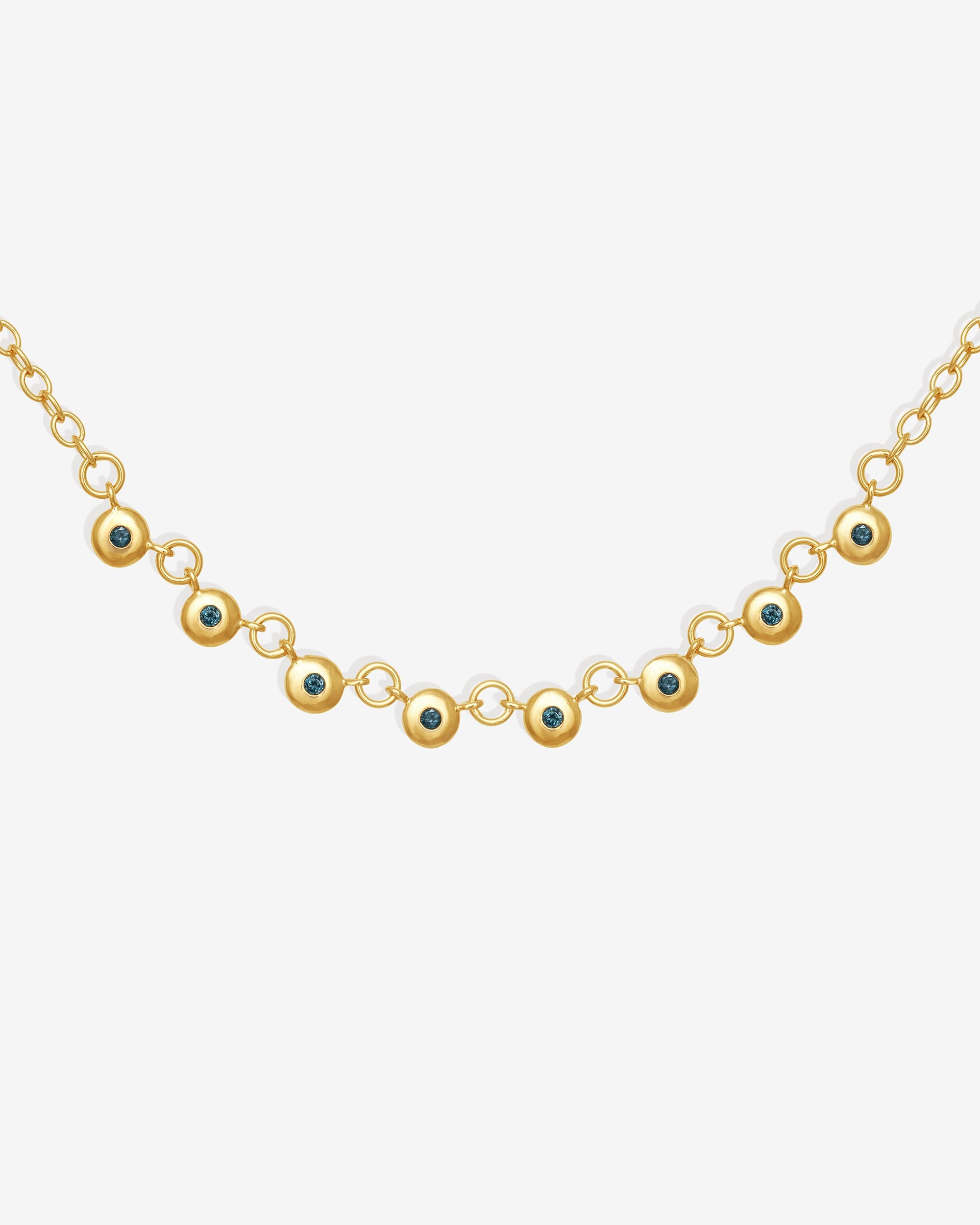 Temple of the Sun Mavi Chain Necklace Gold Vermeil