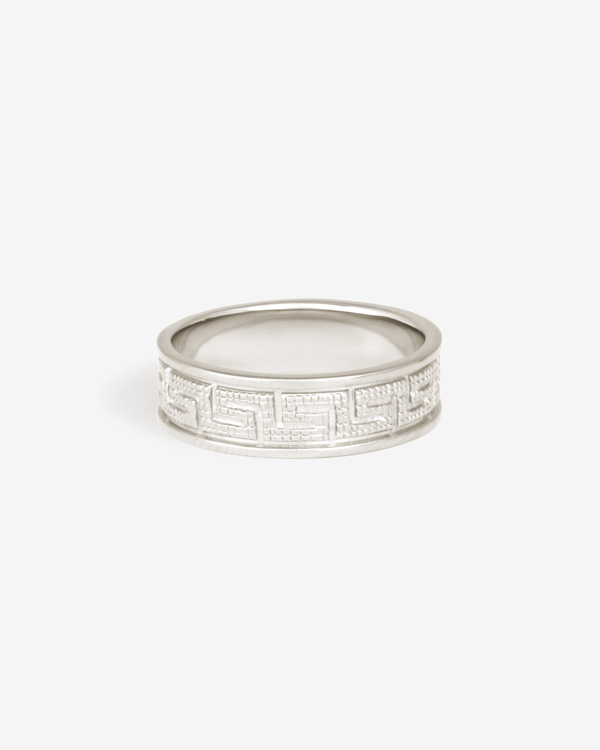 Meander Ring Silver – Temple of the Sun Jewellery