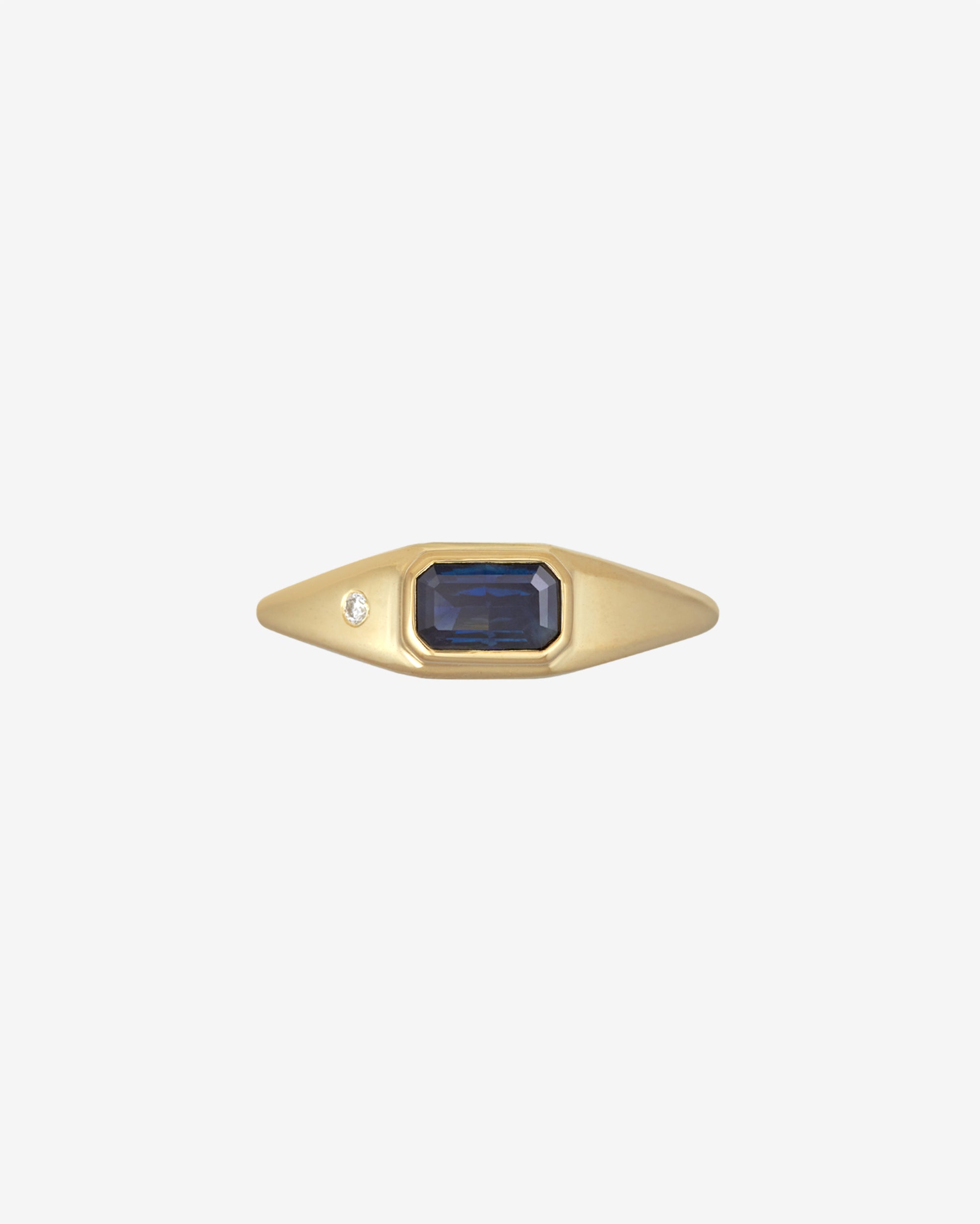 Temple of the Sun Min Ring Barion Blue Sapphire Solid Gold
