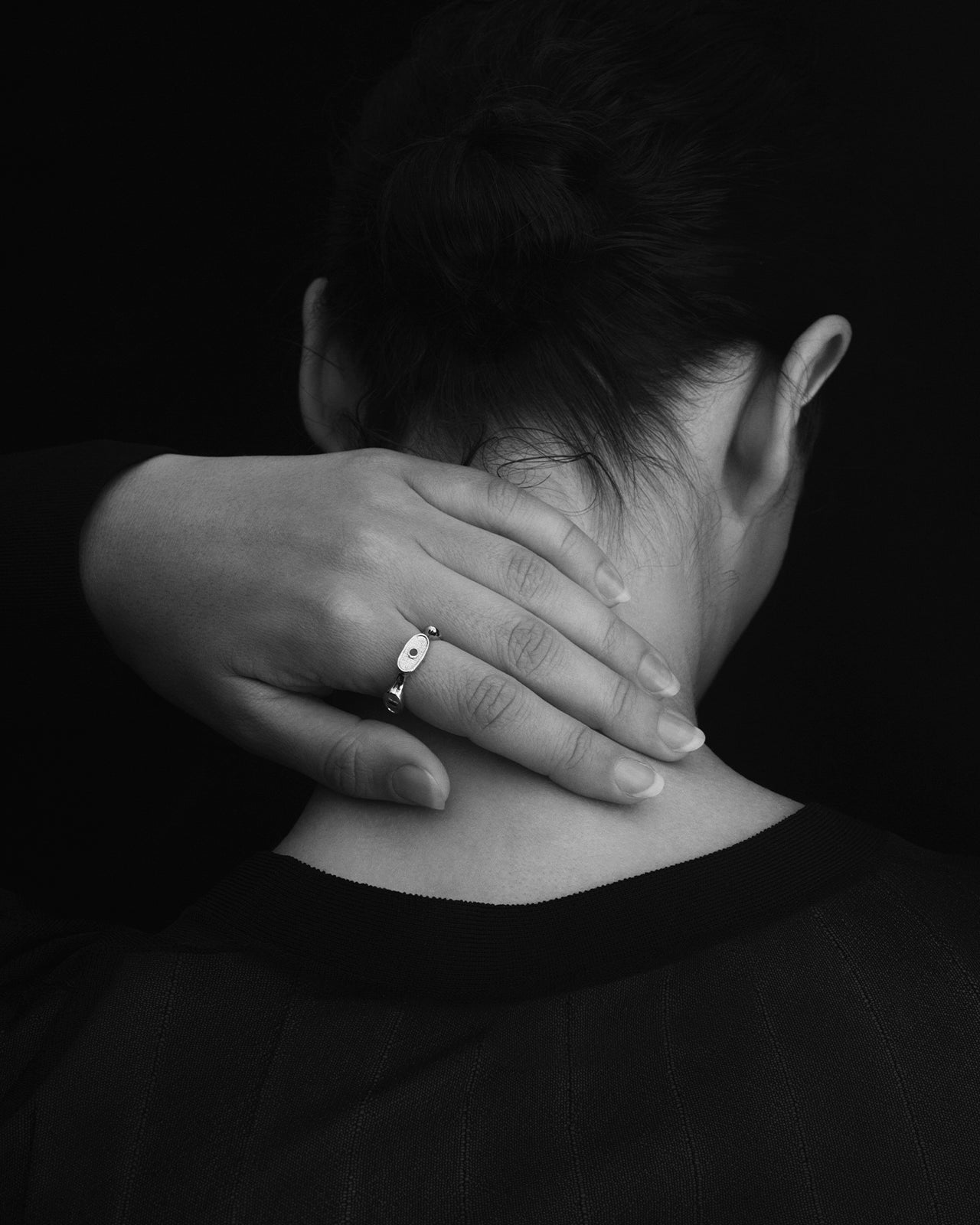 Temple of the Sun Mira Seal Ring Silver