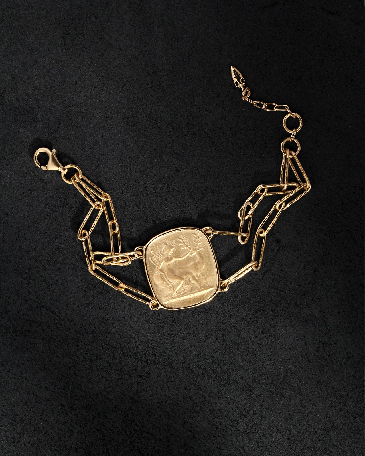 Temple of the Sun Mythos Bracelet Gold Vermeil