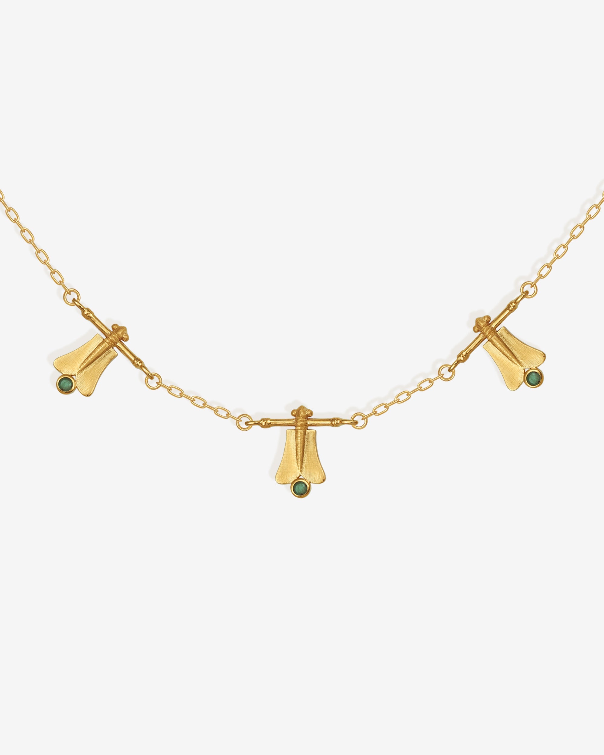 Temple of the Sun Nectar Necklace Gold Vermeil