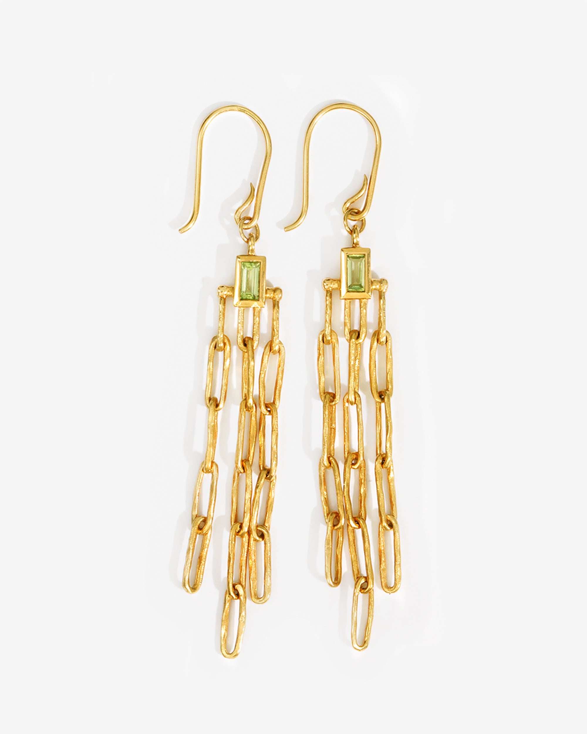Temple of the Sun Olea Earrings Gold Vermeil