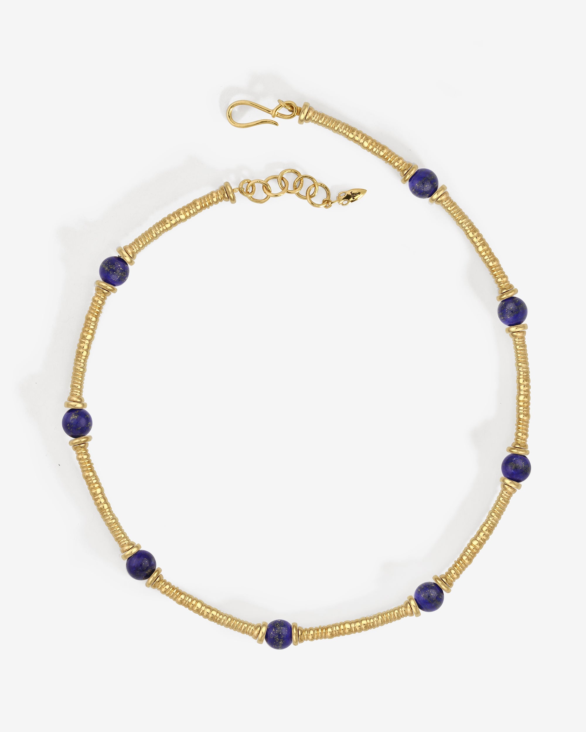 Temple of the Sun Olympia Necklace Lapis Gold Vermeil