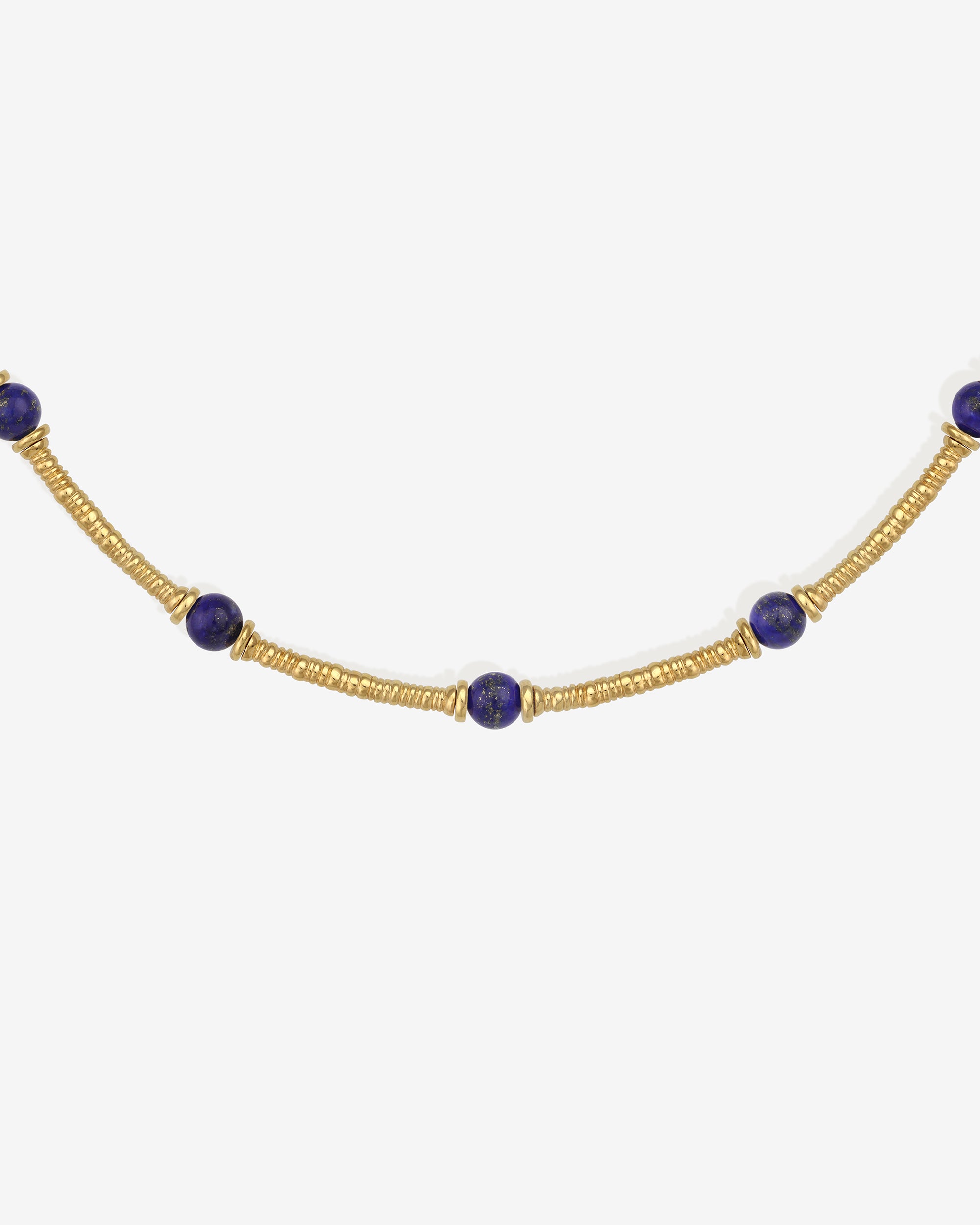 Temple of the Sun Olympia Necklace Lapis Gold Vermeil