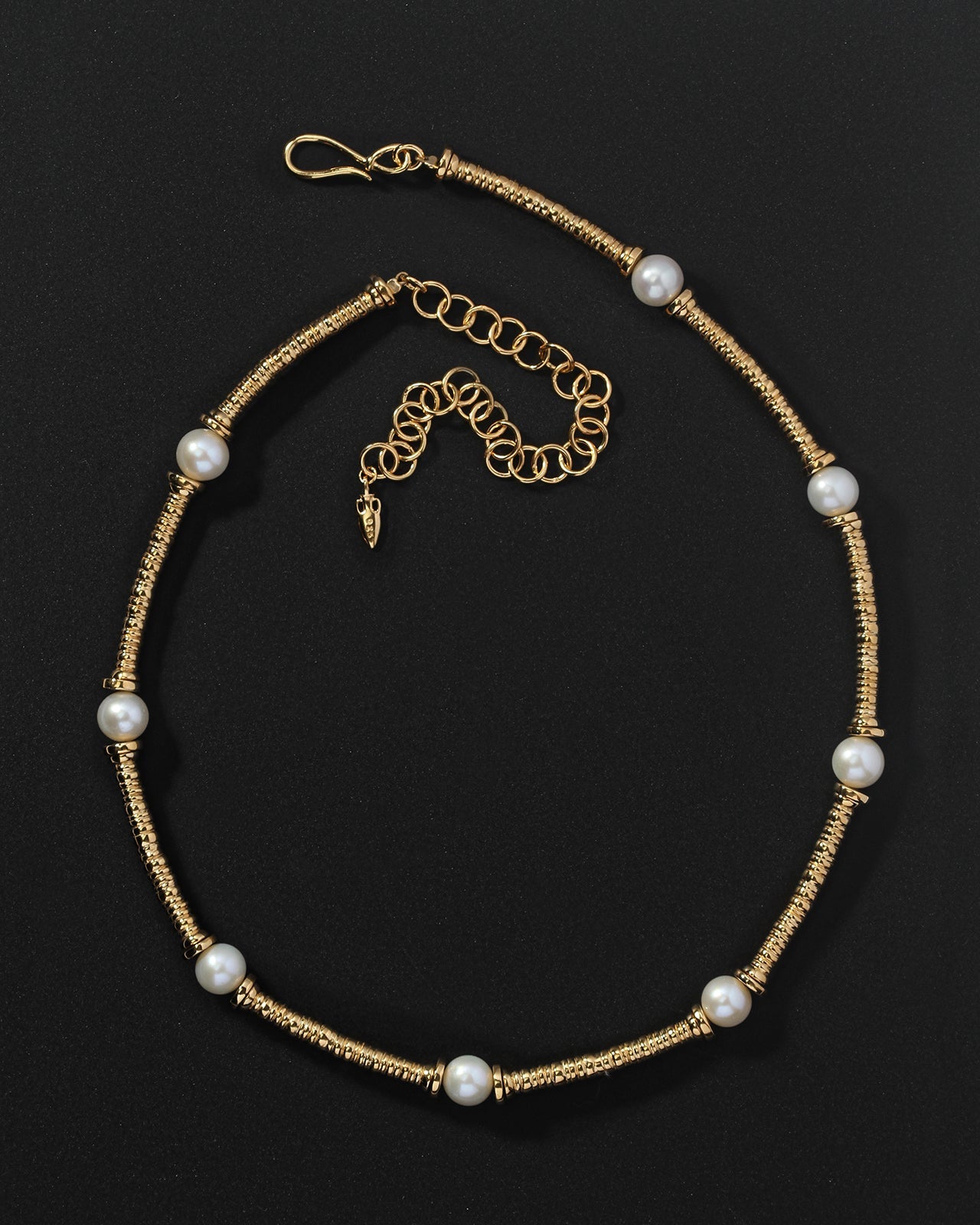 Temple of the Sun Olympia Necklace Pearl Gold Vermeil