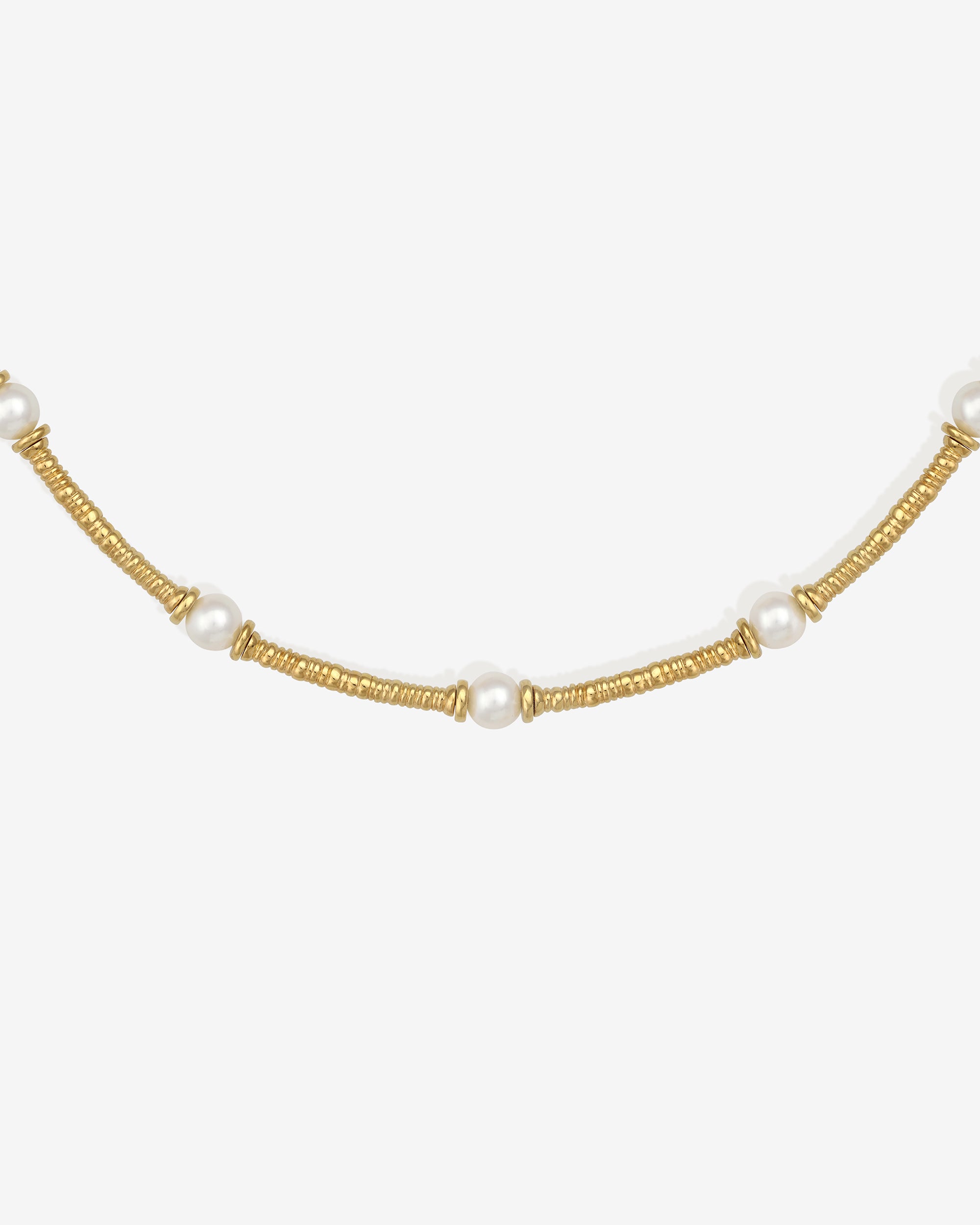 Temple of the Sun Olympia Necklace Pearl Gold Vermeil