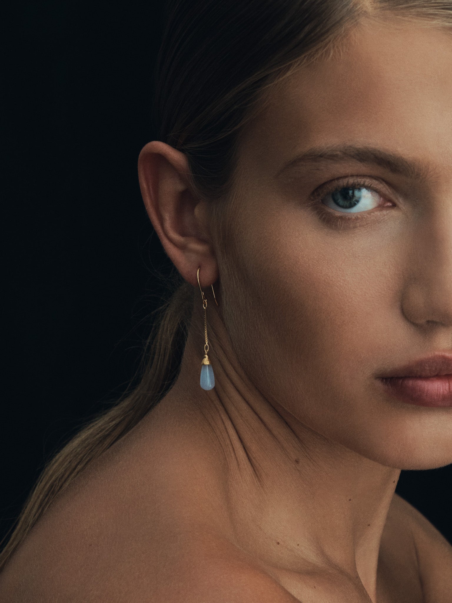 Temple of the Sun Opi Earrings Gold Vermeil