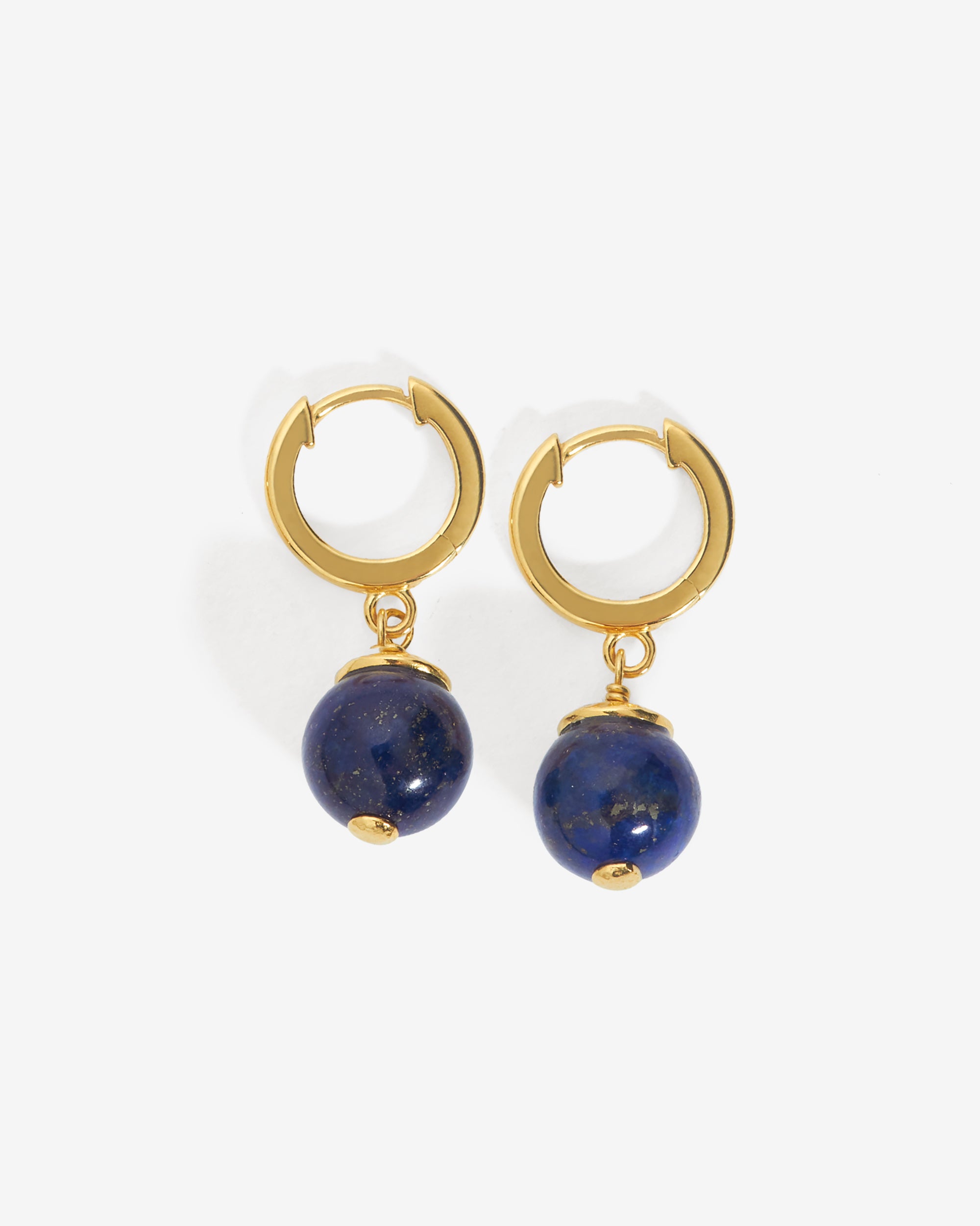 Temple of the Sun Orb Earrings Gold Vermeil