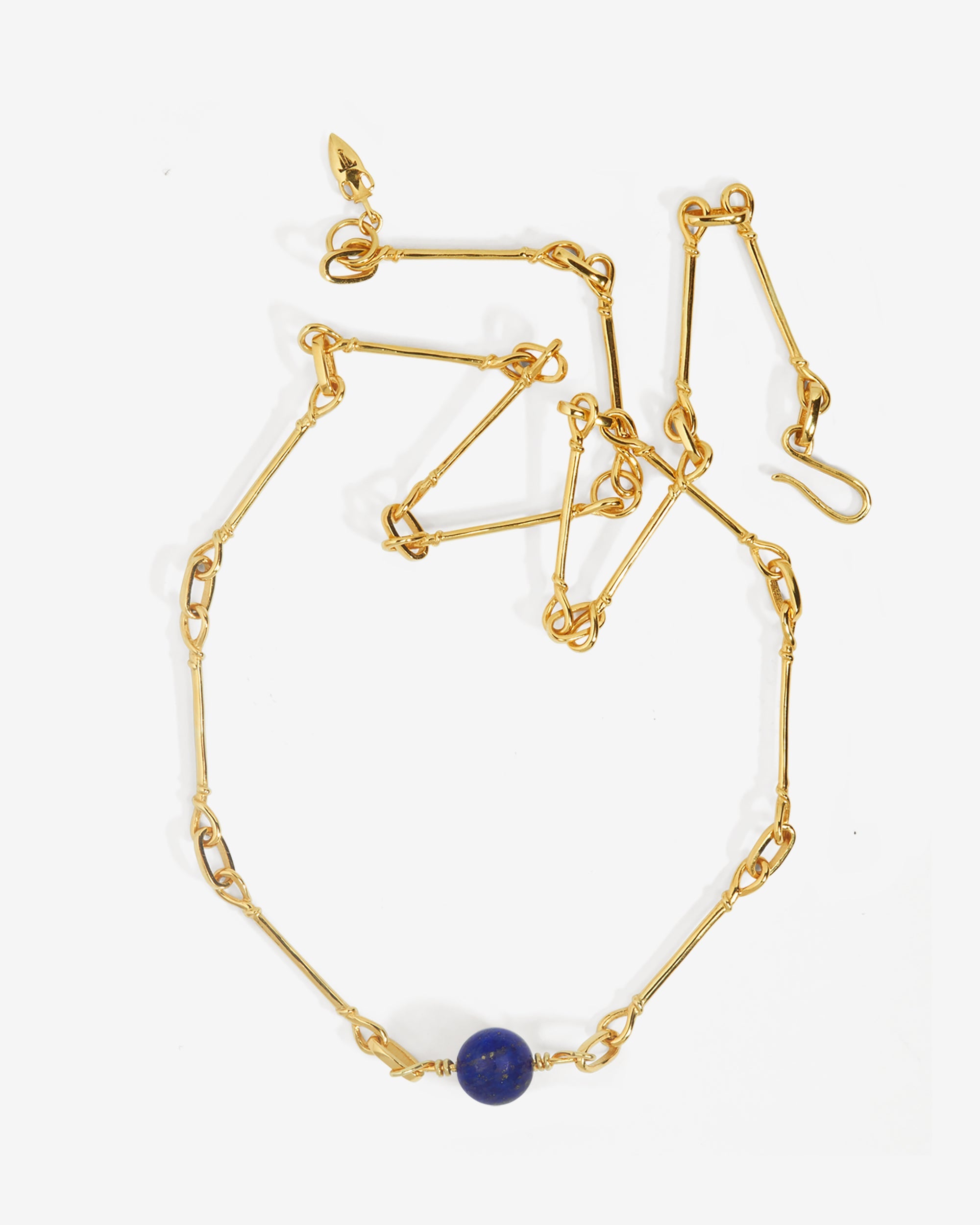 Temple of the Sun Orb Necklace Gold Vermeil