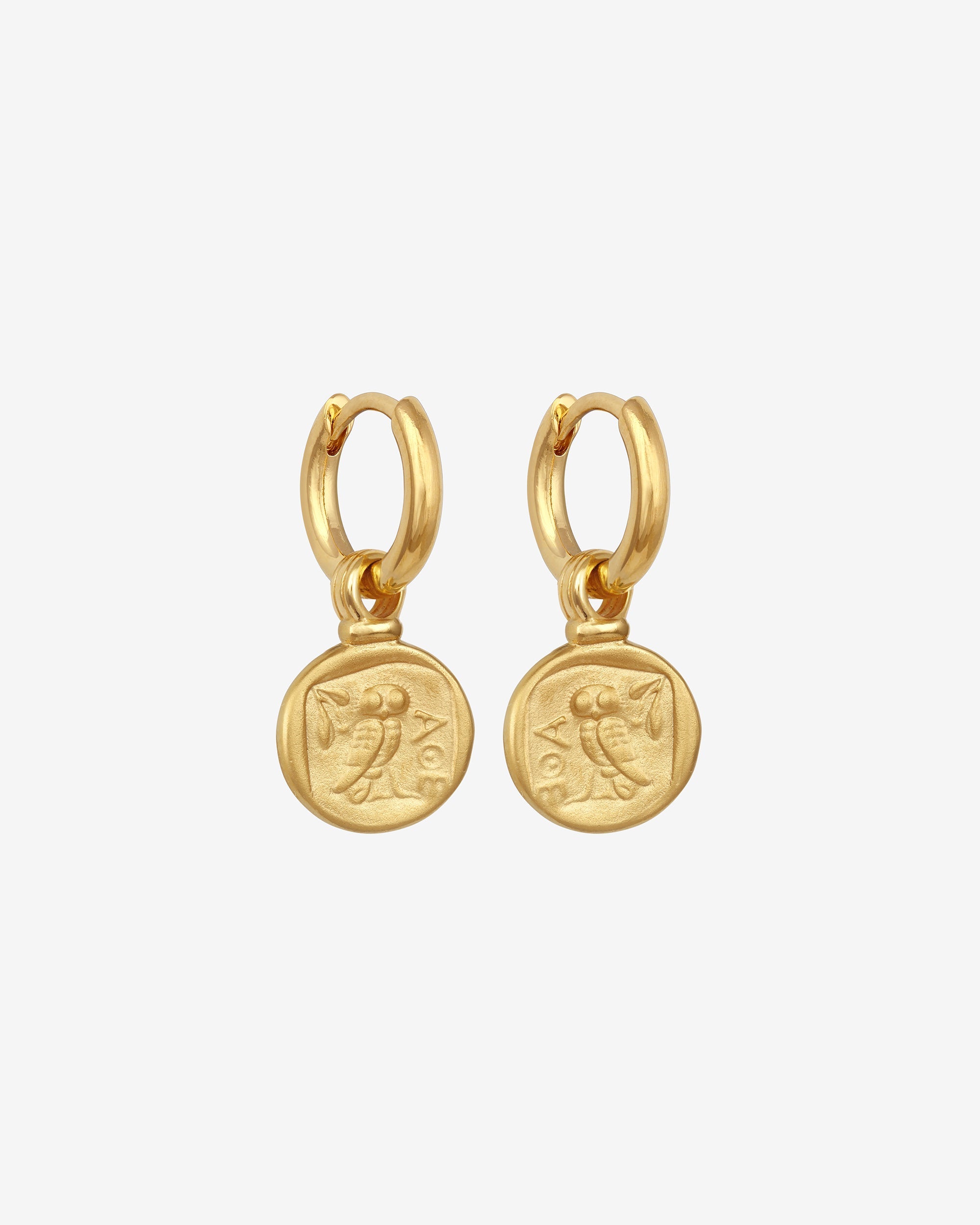 Temple of the Sun Palas Drop Earrings Gold Vermeil