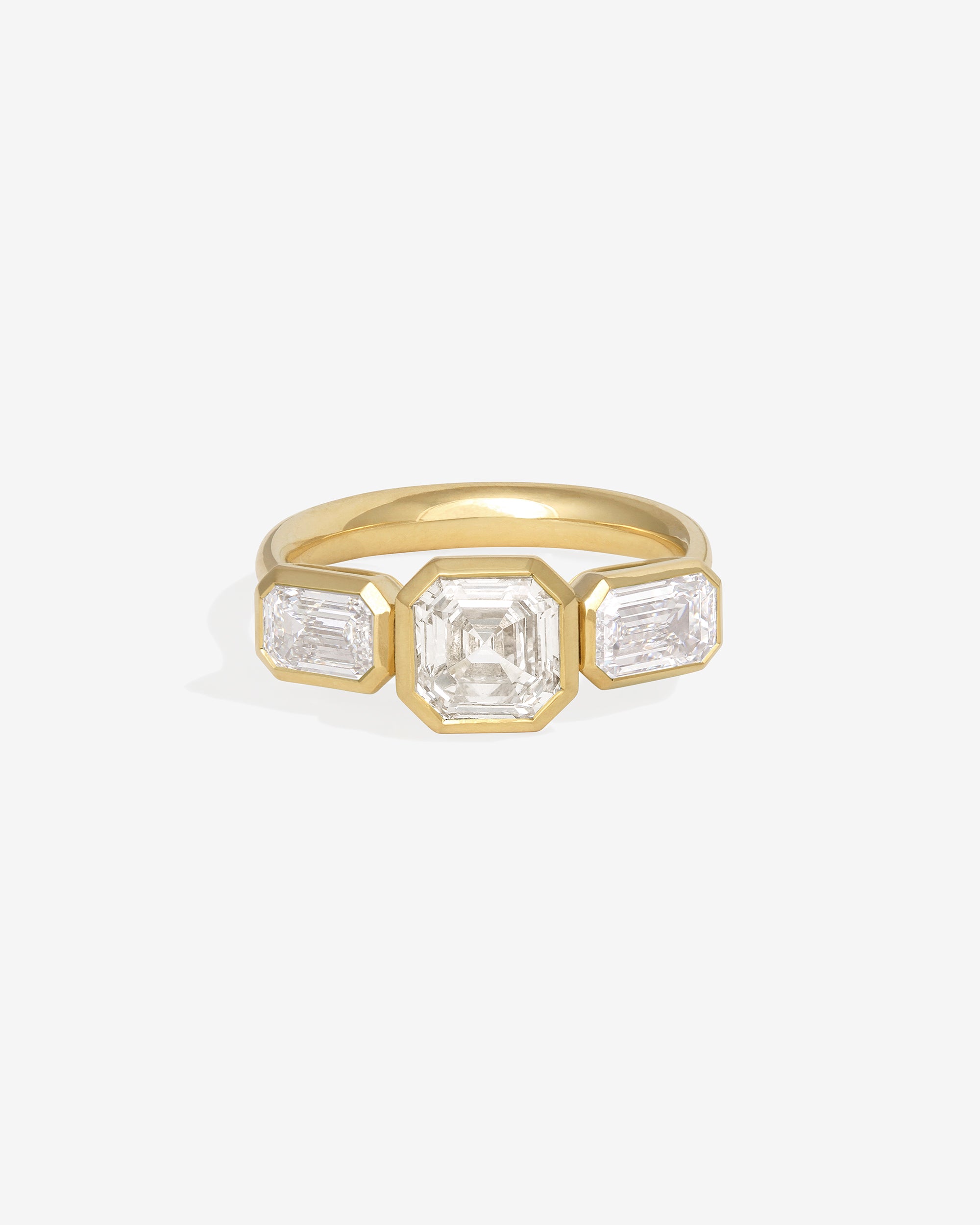 Temple of the Sun Paloma Trilogy Ring Diamond Solid Gold