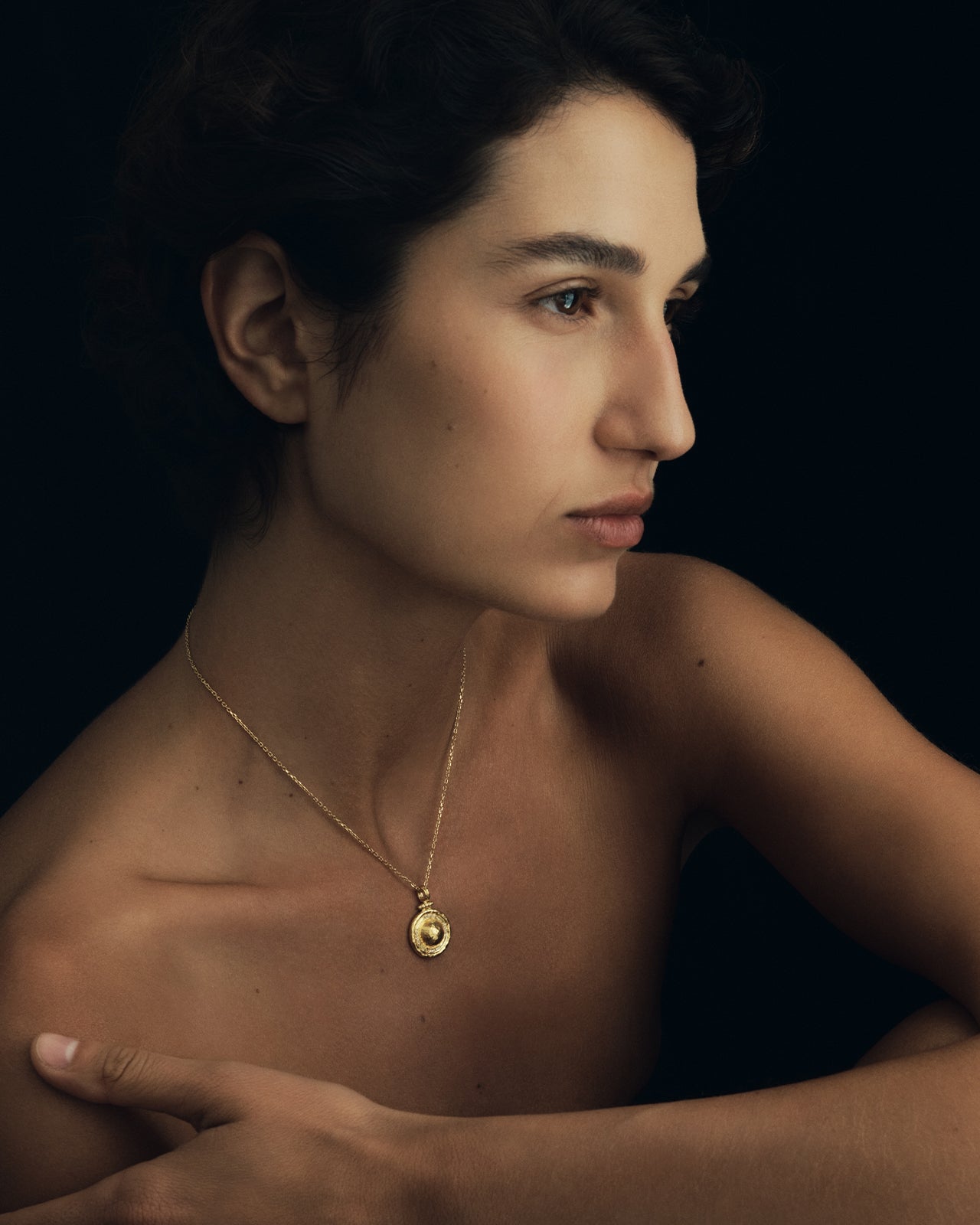 Temple of the Sun Patara Necklace Solid Gold