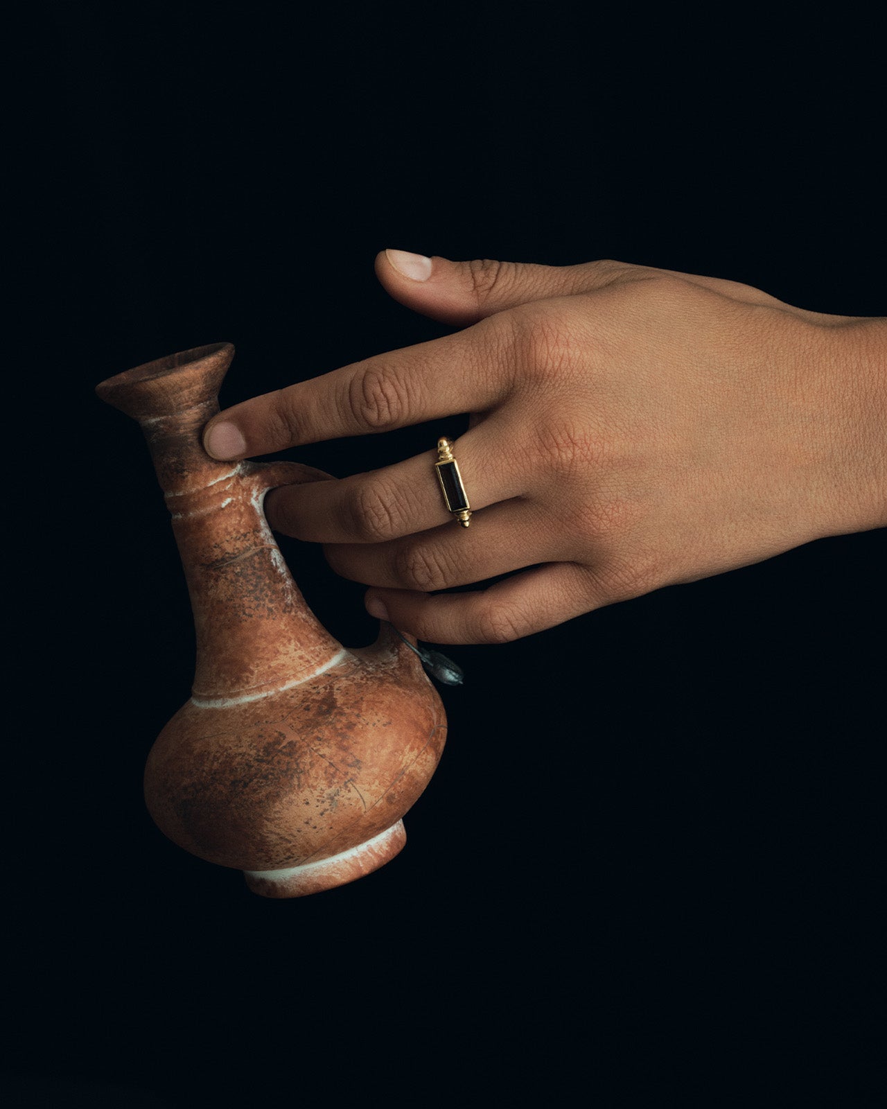 Temple of the Sun Phoebe Ring Gold Vermeil