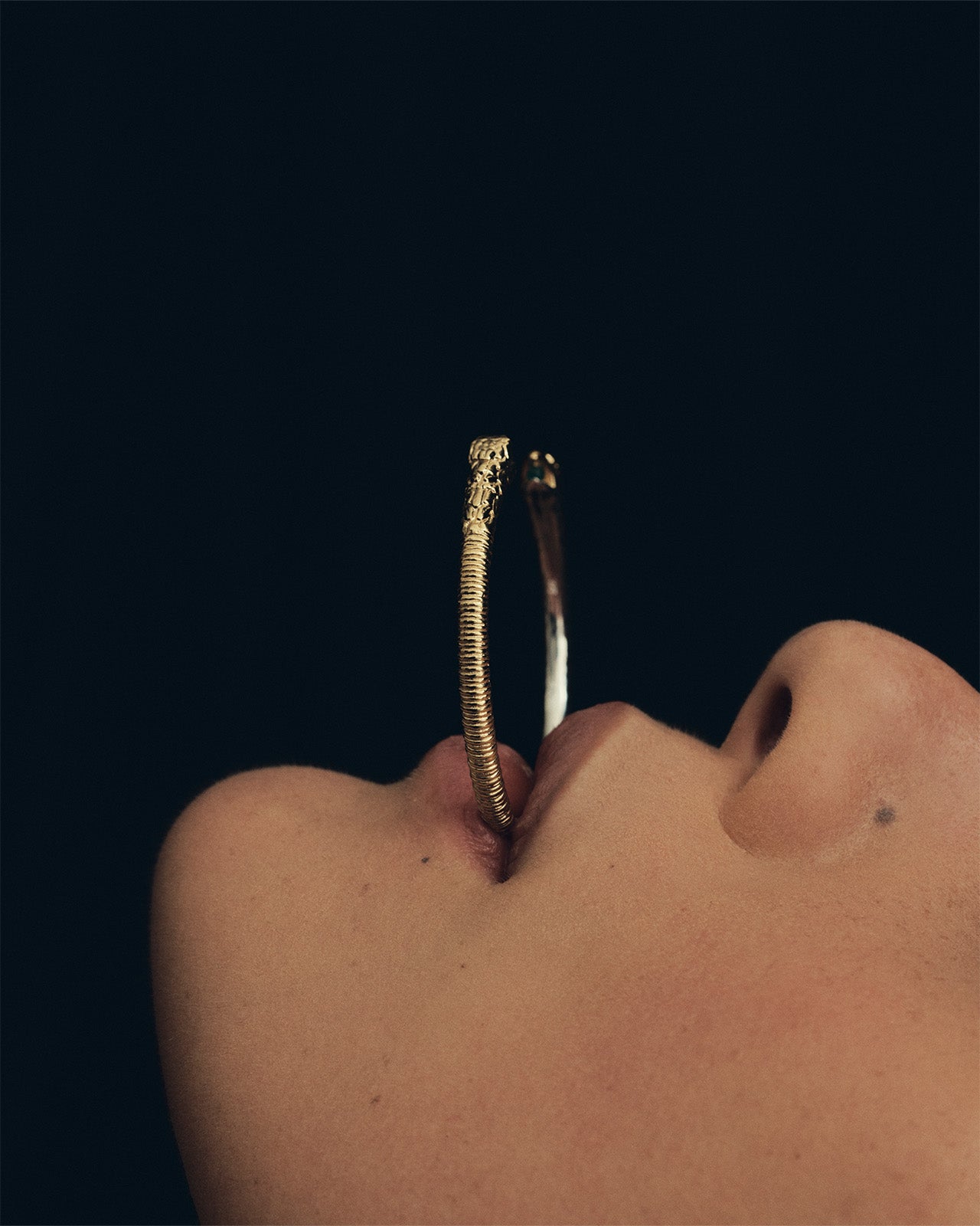 Temple of the Sun Phoenix Cuff Gold Vermeil