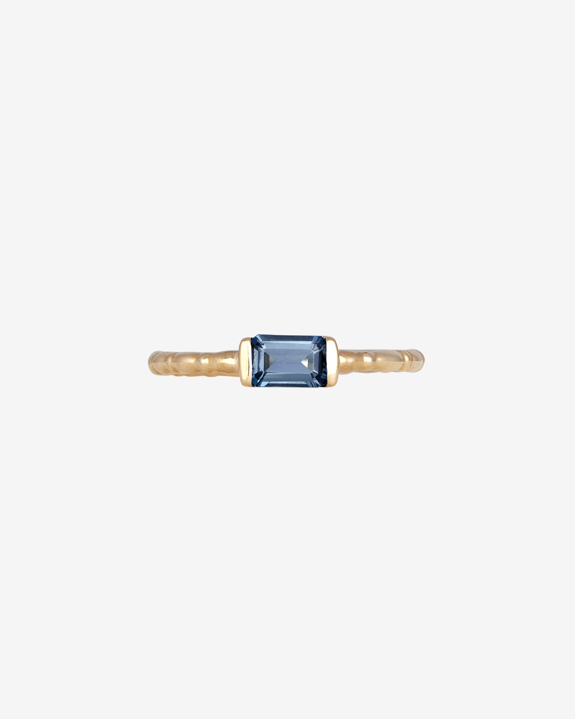 Temple of the Sun Pia Ring Blue Topaz Solid Gold