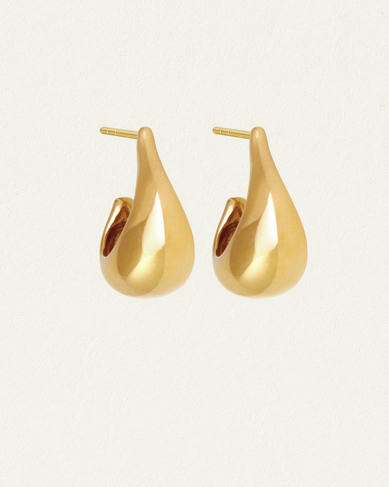 Poppy Earrings Gold Vermeil