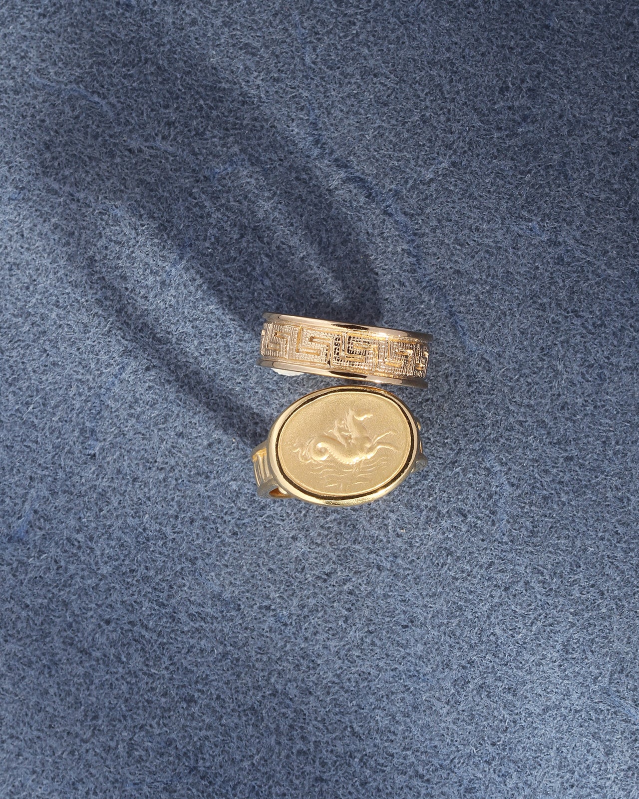 Temple of the Sun Poseidon Ring Gold Vermeil