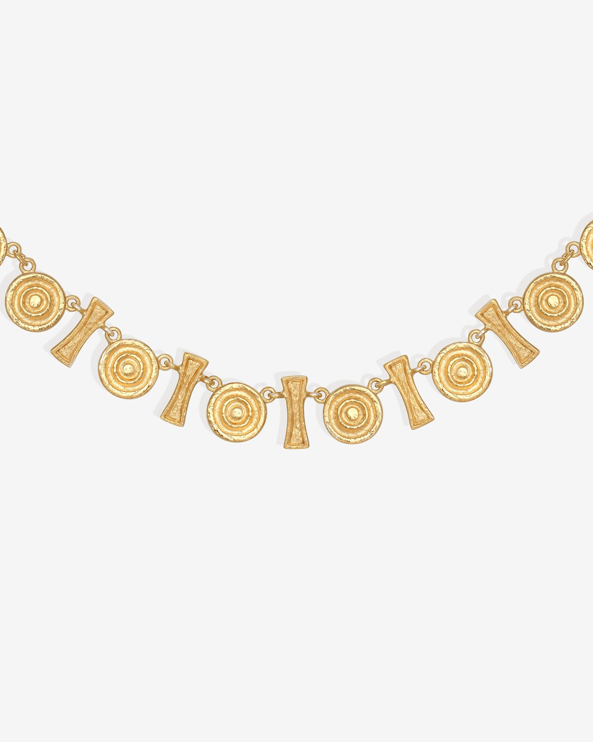 Temple of the Sun Reign Coin Chain Gold Vermeil