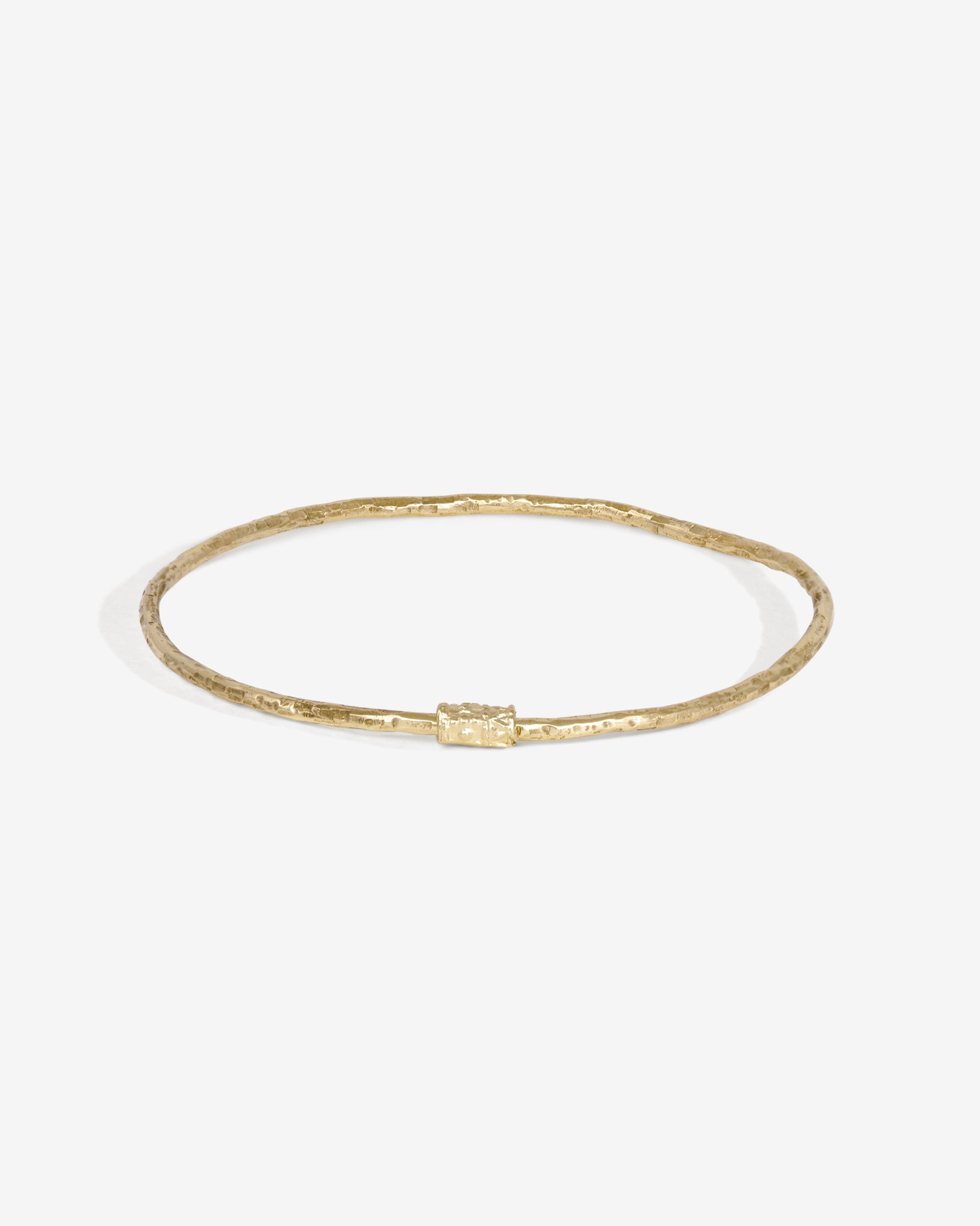 Temple of the Sun Relic Bangle Solid Gold