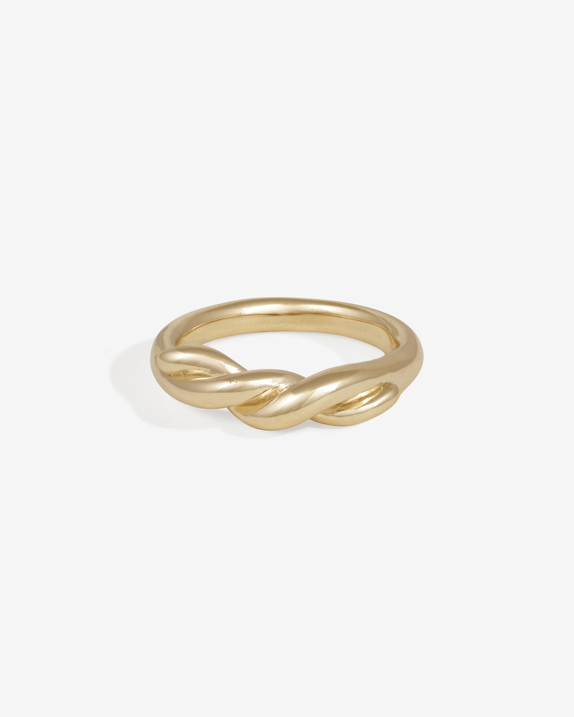 Temple of the Sun Relic II Twisted Ring Solid Gold