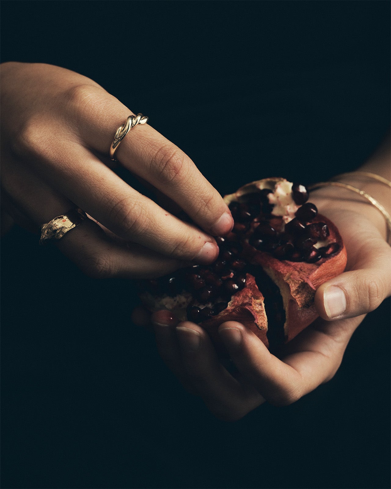 Temple of the Sun Relic II Twisted Ring Solid Gold