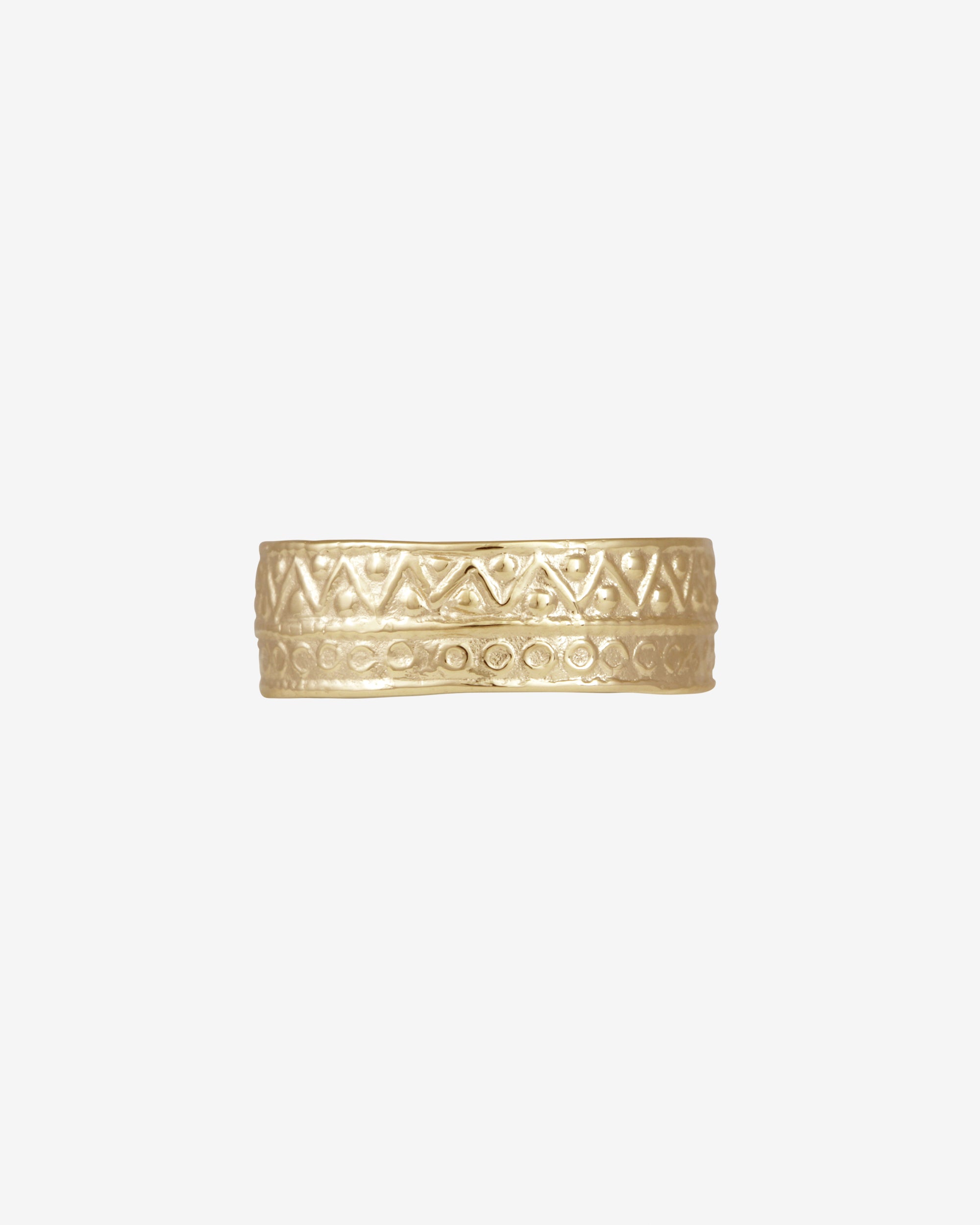 Temple of the Sun Relic MM Ring Solid Gold