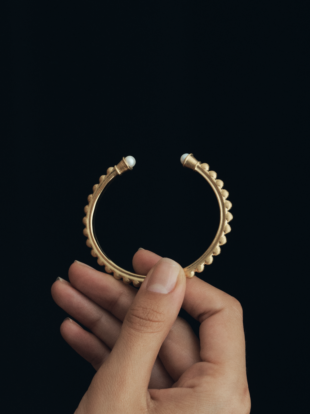 Temple of the Sun Roma Cuff Gold Vermeil