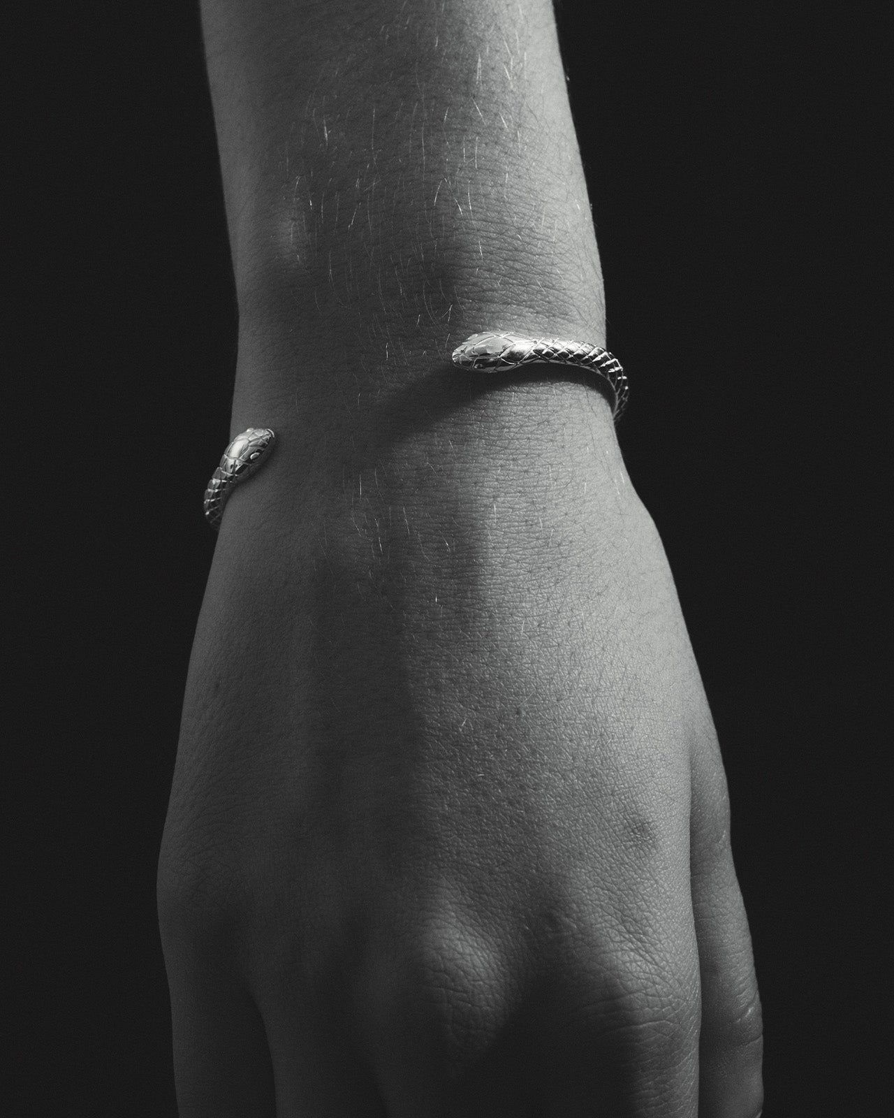 Temple of the Sun Serpent Cuff Gold Vermeil/Silver