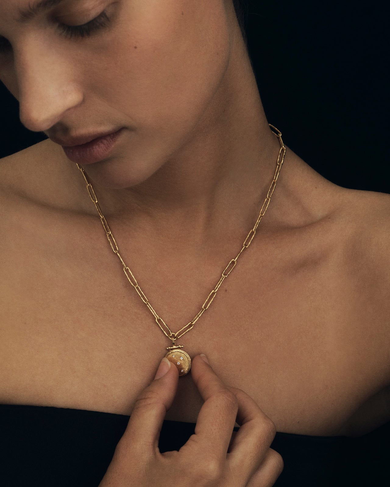 Temple of the Sun Sirius Necklace Gold Vermeil