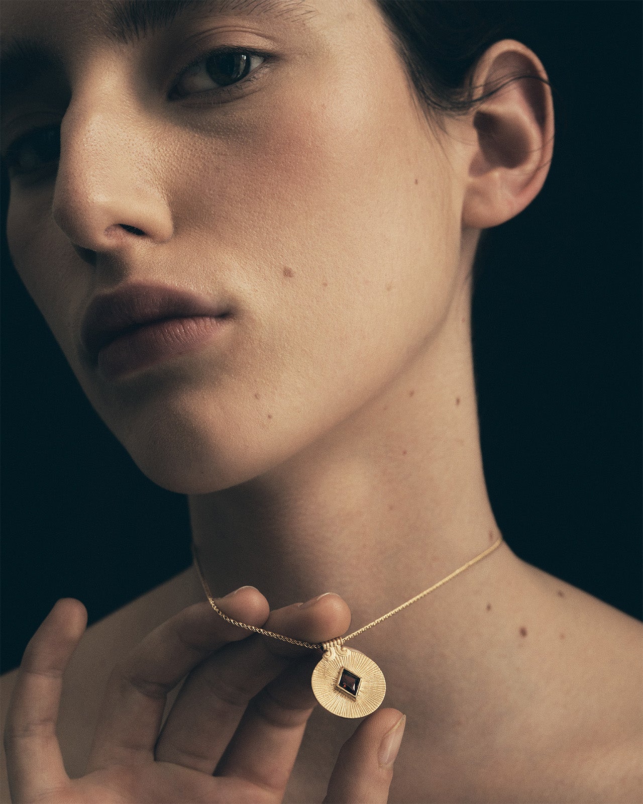 Temple of the Sun Sol Necklace Gold Vermeil