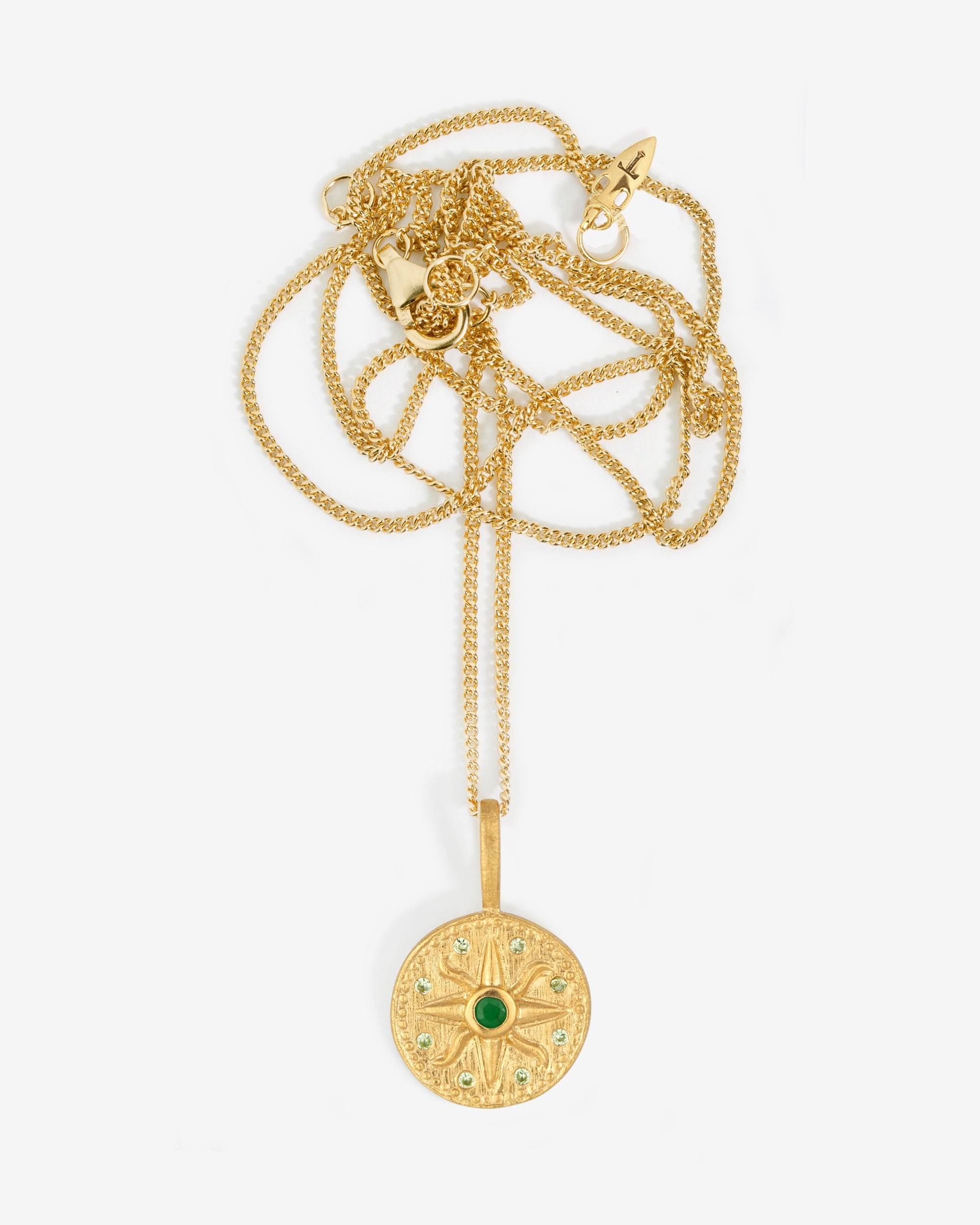 Temple of the Sun Solana Necklace Gold Vermeil