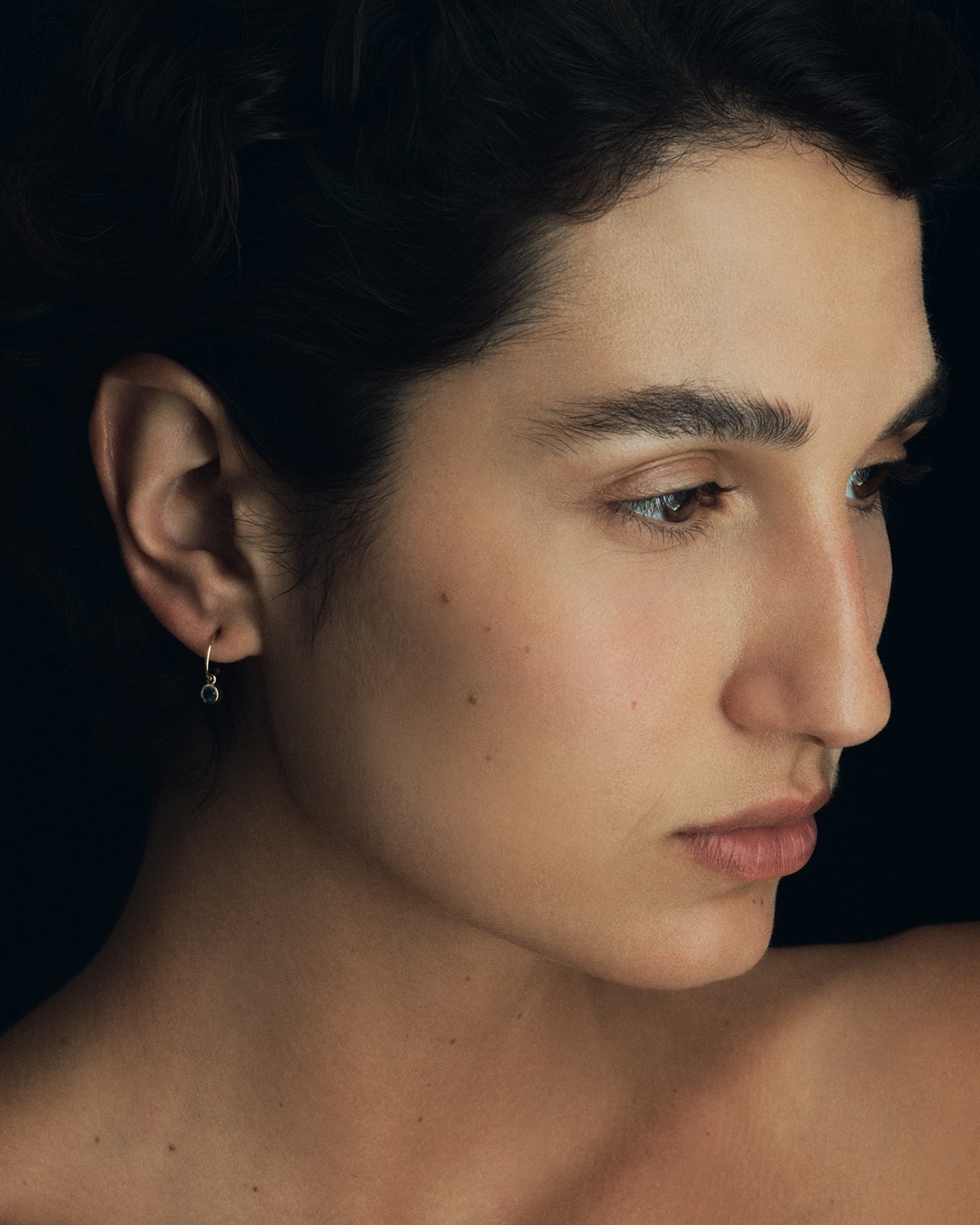 Temple of the Sun Sollus Single Earring Solid Gold